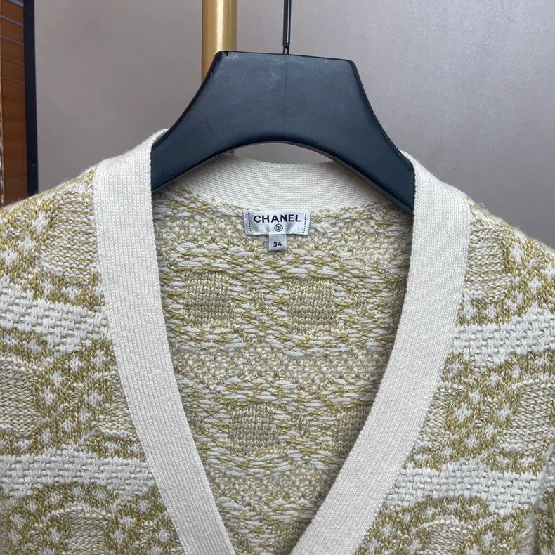 Chanel Chanel Double C Logo Cashmere Sweater -2505 Size US S / EU 44-46 / 1 - 4 Thumbnail