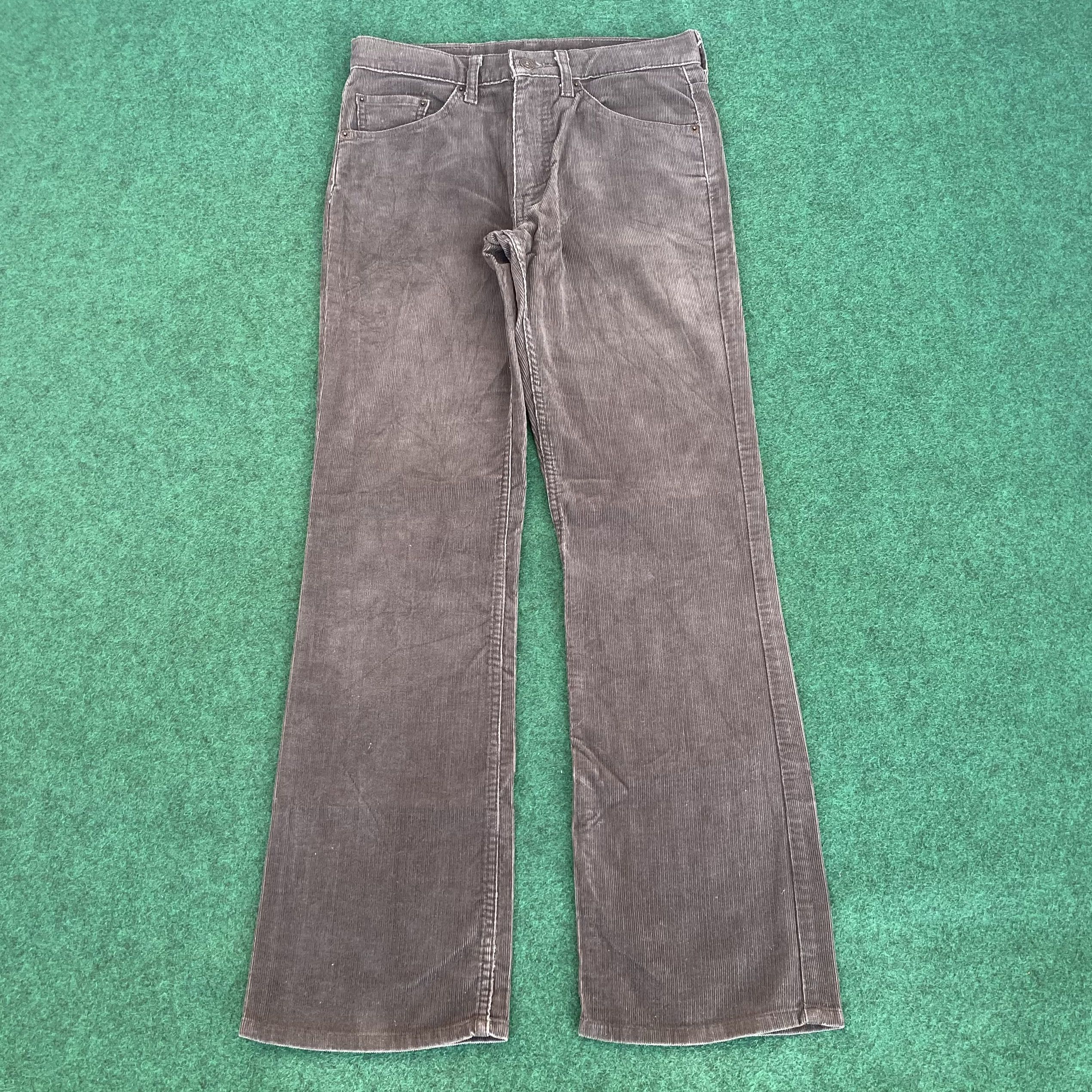 Levi's × Vintage Vtg Levis 517 Denim Corduroy Flare Bootcut Sz 29 Jeans Size US 29 - 1 Thumbnail