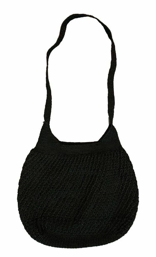 Designer New Black Hand Made Bag Size ONE SIZE - 1 Thumbnail
