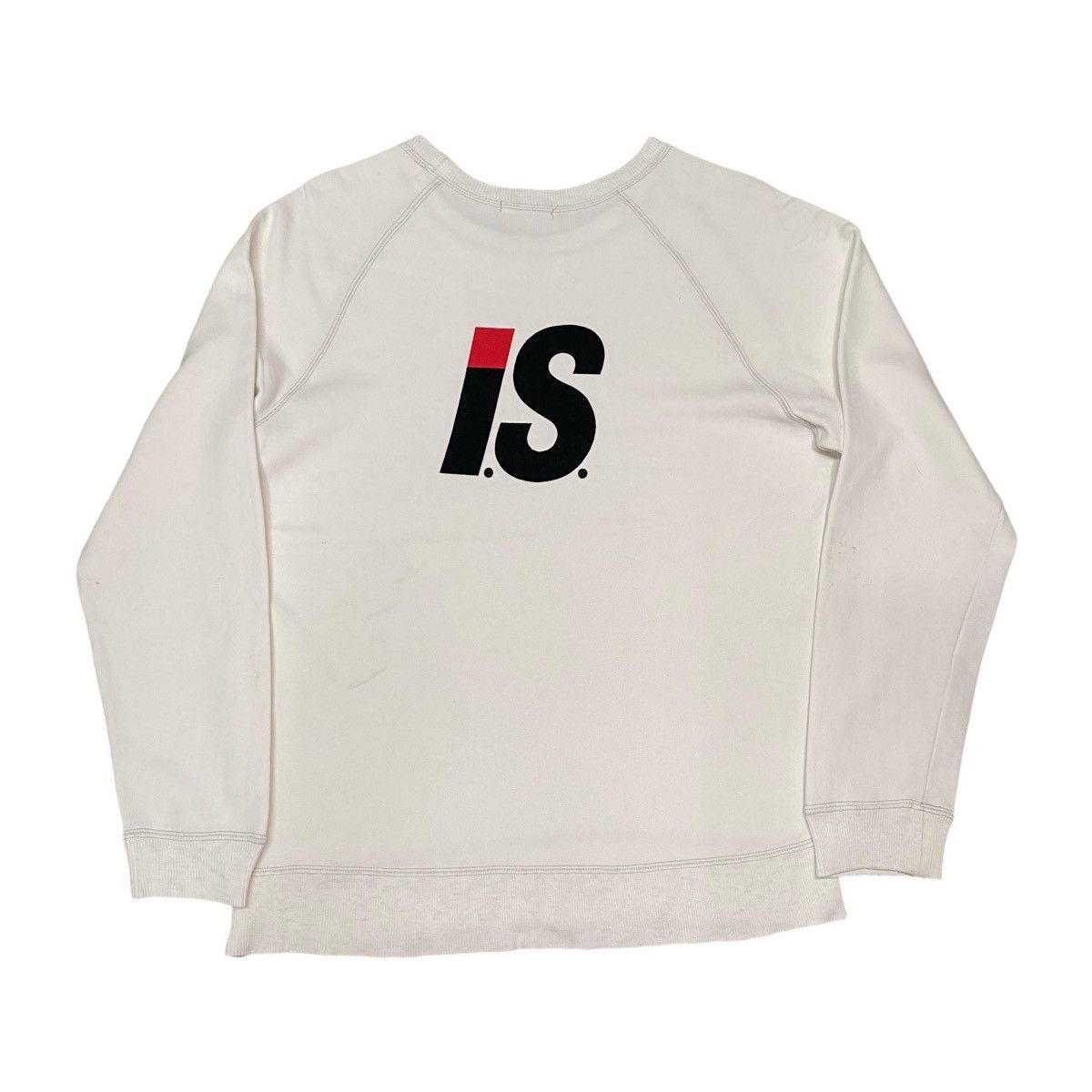 Issey Miyake Vintage 90’s Issey Miyake IS distressed Sweatshirt Size US L / EU 52-54 / 3 - 1 Thumbnail