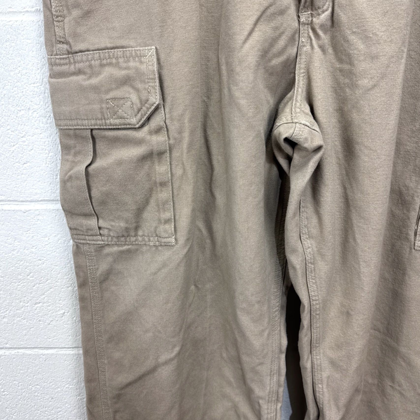Carhartt Carhartt Mens Cargo Pants Size 38x34 Canvas Workwear Khaki Relaxed Fit Classico Size US 38 / EU 54 - 5 Thumbnail