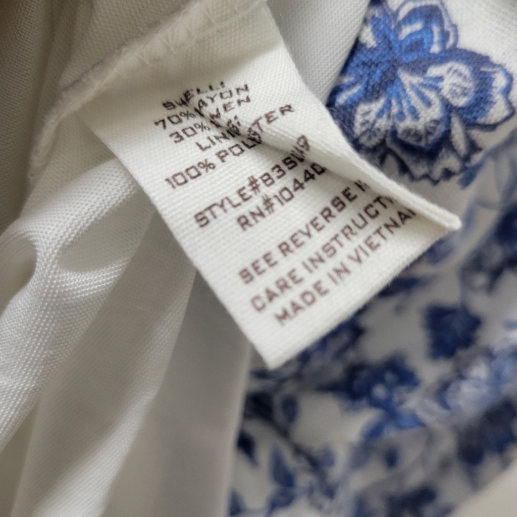 Other BY THE RIVER Women Maxi Cut-Out Cotton Linen Blend Floral Li Size S / US 4 / IT 40 - 12 Thumbnail
