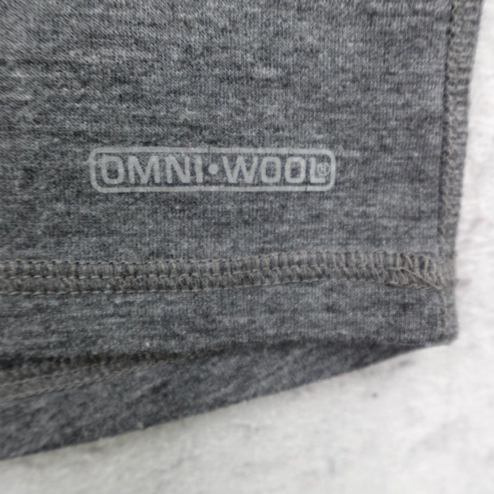 Vintage Omni-Wool Sweater Mens XL Gray 1/4 Zip Pullover Performance Mid Layer Wool Blend Size US XL / EU 56 / 4 - 4 Thumbnail