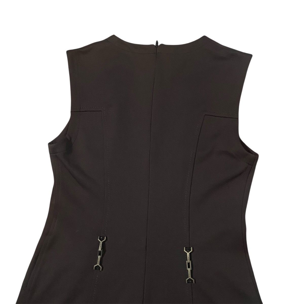 Fendi ‼️LAST DROP‼️Fendi Jeans Brown Sleeveless Dress Minimalist Size S / US 4 / IT 40 - 9 Thumbnail