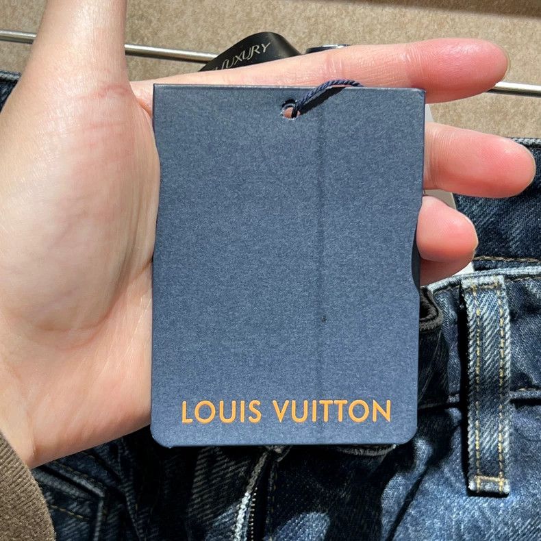 Louis Vuitton Louis Vuitton 24fw popular sailing series logo fringed jea Size US 36 / EU 52 - 6 Thumbnail