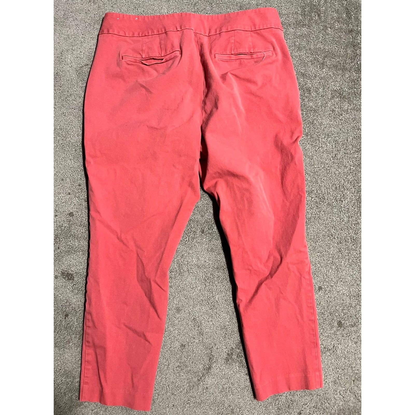Loft VINTAGE LOFT Pink Dress Pants Curvy Skinny Ankle Women’s 16 Pockets Size 38" / US 16 / IT 52 - 3 Thumbnail