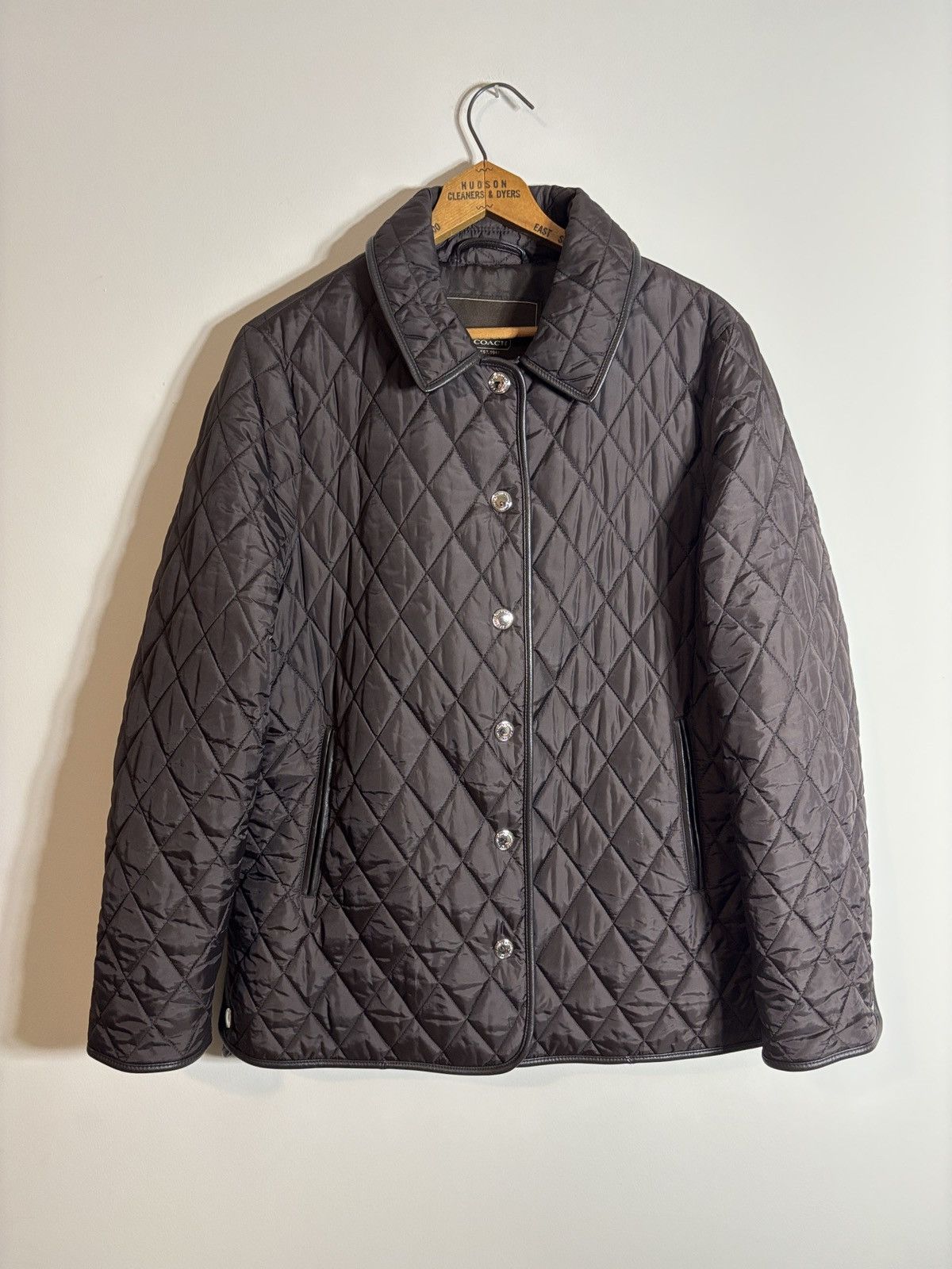 Coach Coach Brown Quilted Jacket Large Size L / US 10 / IT 46 - 1 Thumbnail