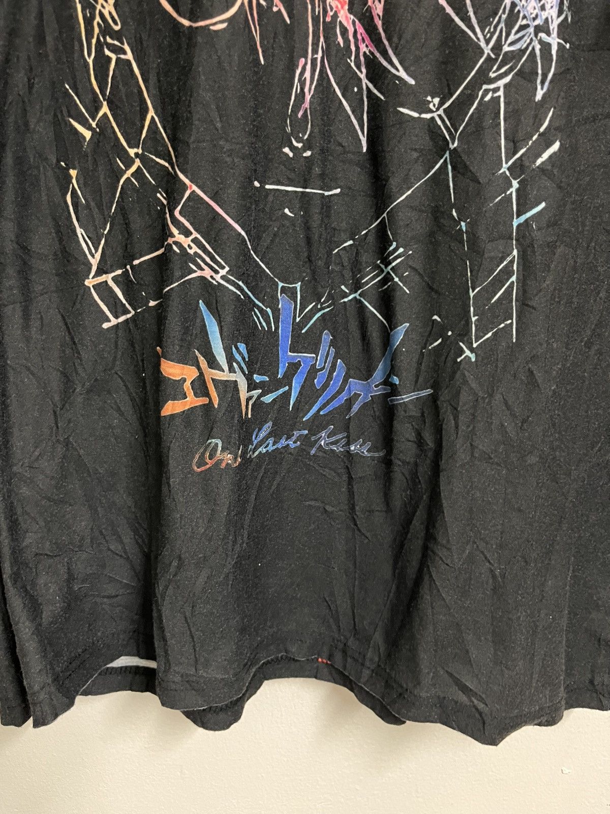 Anime Evangelion Asuka One Last Kiss Overprinted Tee Size US XL / EU 56 / 4 - 4 Thumbnail