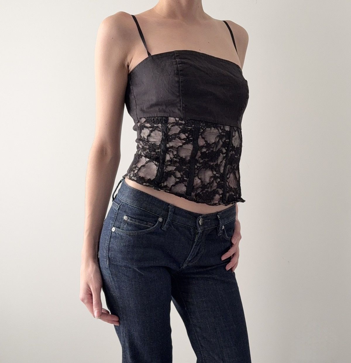 Other Rinascimento black and pink lace corset Size S / US 4 / IT 40 - 7 Thumbnail