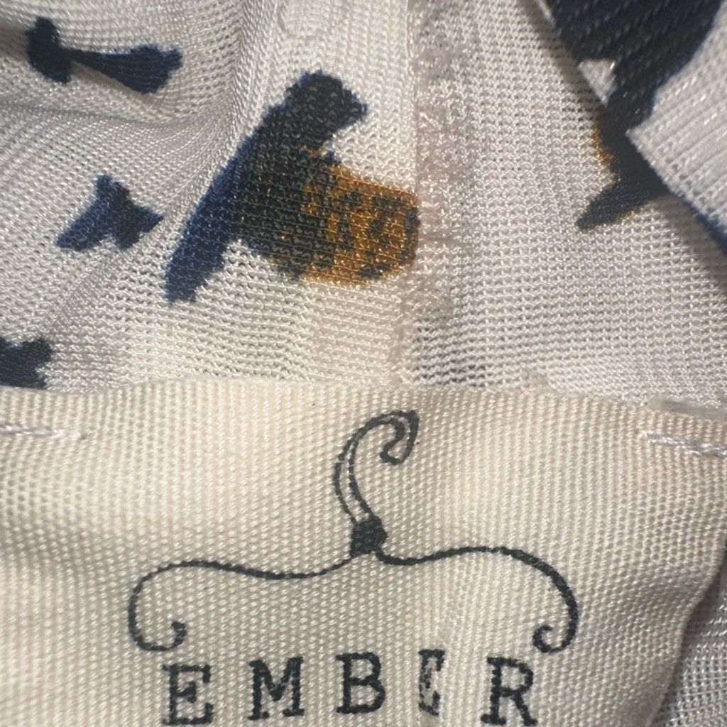 Christopher Esber EMBER Sleeveless Bird Print Tie-Front Blouse Size M Size M / US 6-8 / IT 42-44 - 3 Thumbnail