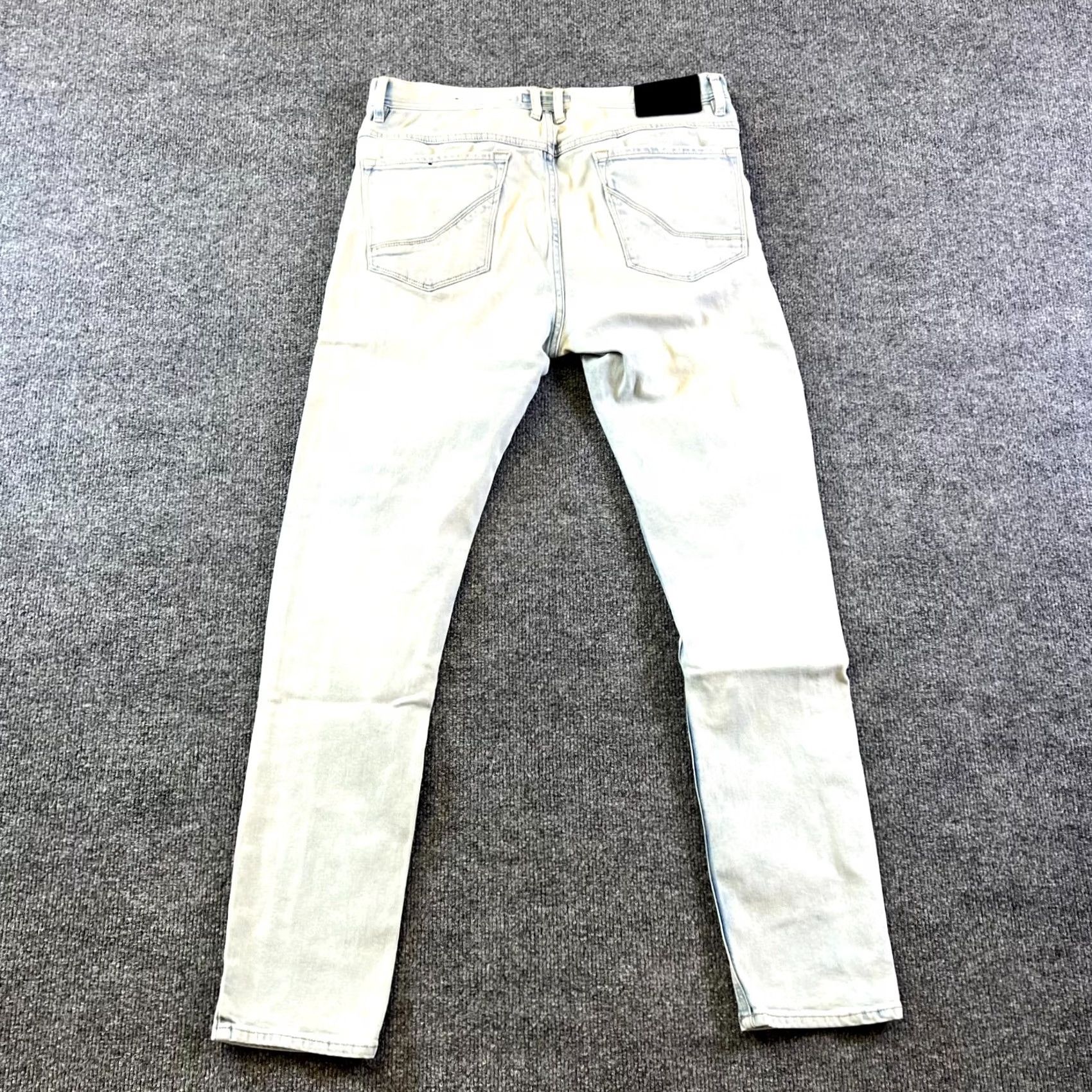 Empyre Empyre Verge Jeans Mens 32 Light Blue Denim Cotton Stretch Skinny Leg Streetwear Jeans Size US 32 / EU 48 - 2 Thumbnail