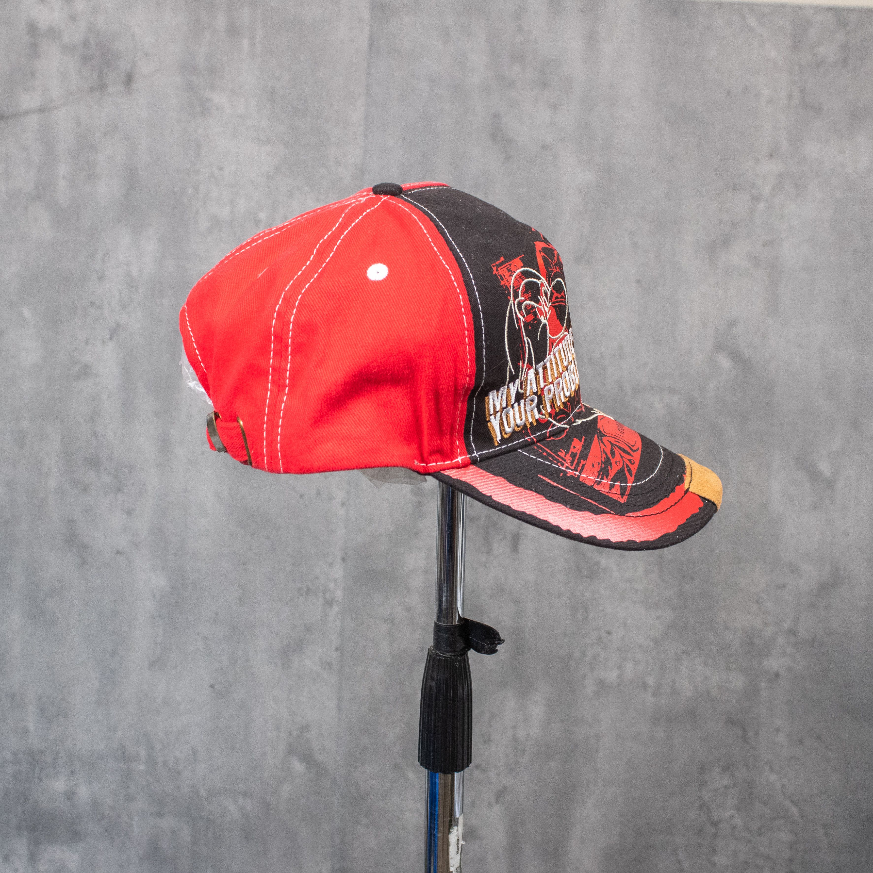 Disney Y2K 2000's Disney Grumpy Attitude Problem Black Trucker Hat Size ONE SIZE - 2 Thumbnail