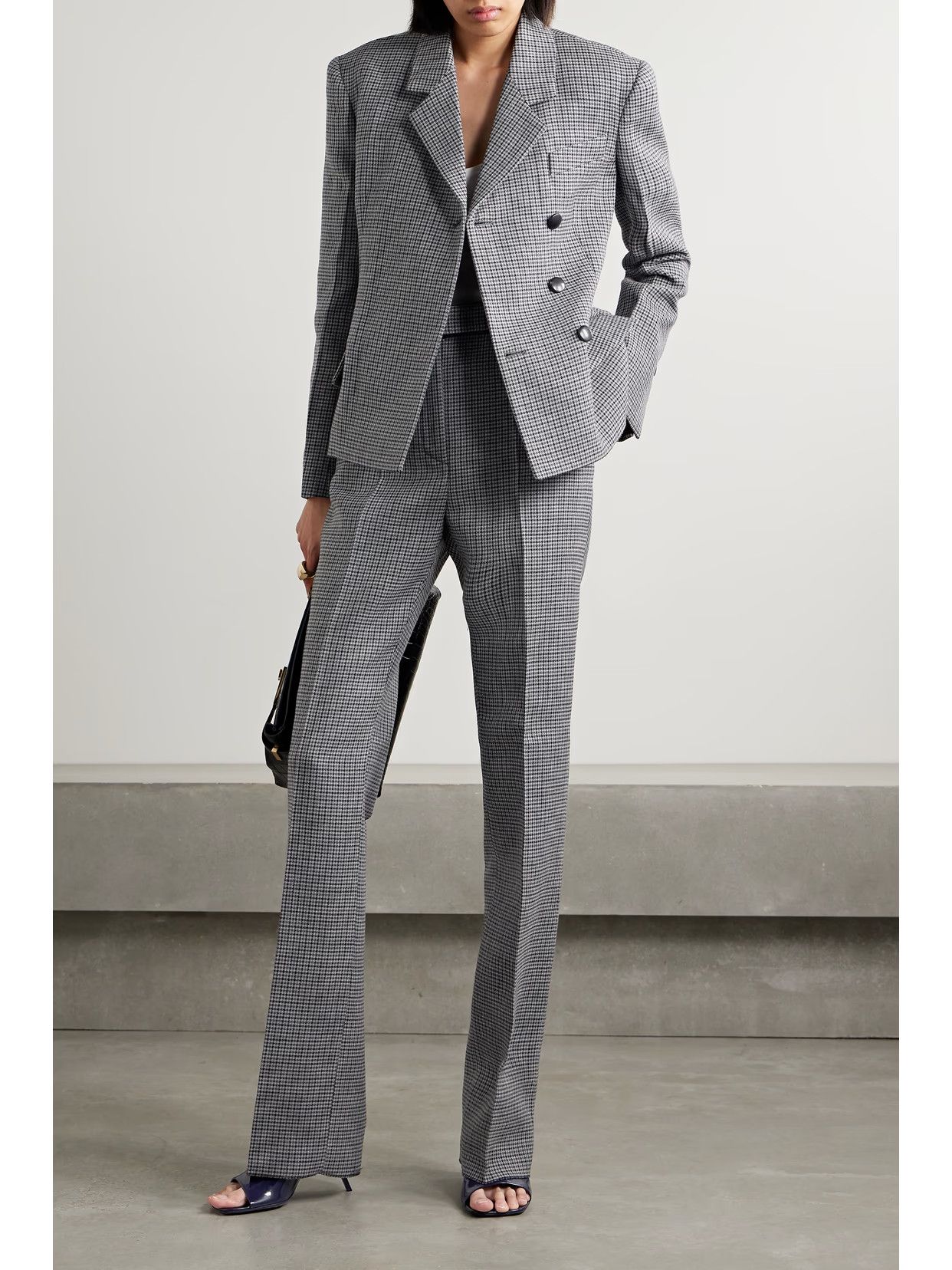 Salvatore Ferragamo o1s1rm1224 Blazer in Grey Size S / US 4 / IT 40 - 2 Thumbnail
