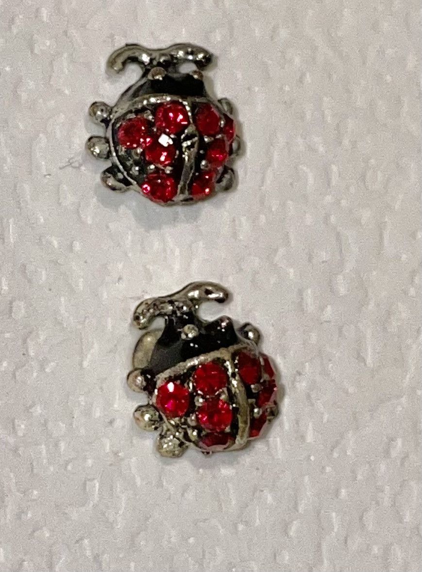Swarovski Swarovski Crystal Mini Ladybug Earrings Size ONE SIZE - 6 Thumbnail