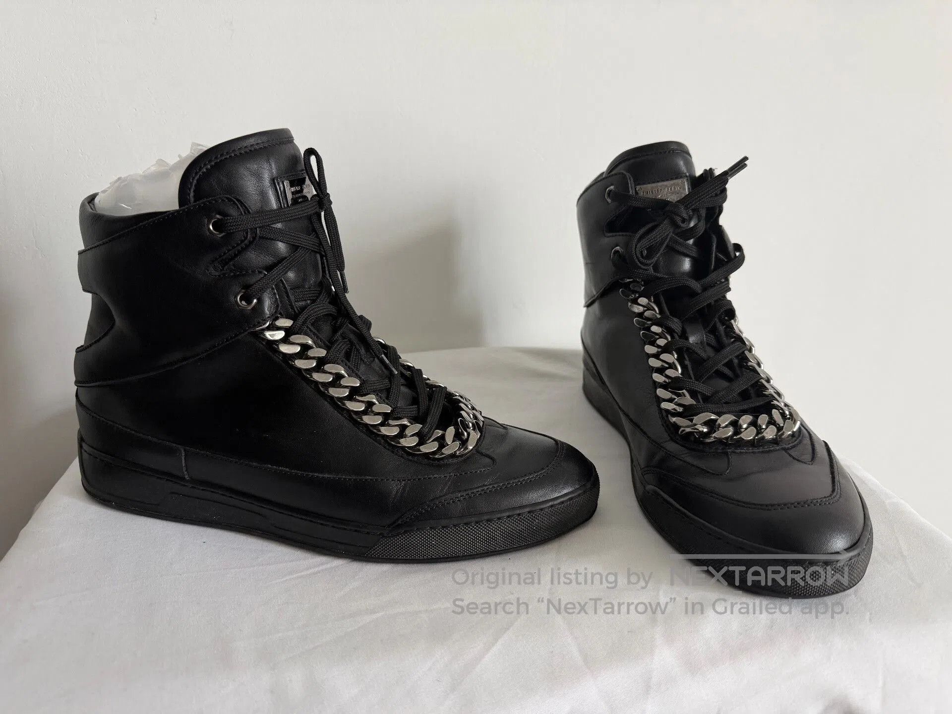 Philipp Plein Philip Plein Chain High. Size US 10 / EU 43 - 3 Thumbnail