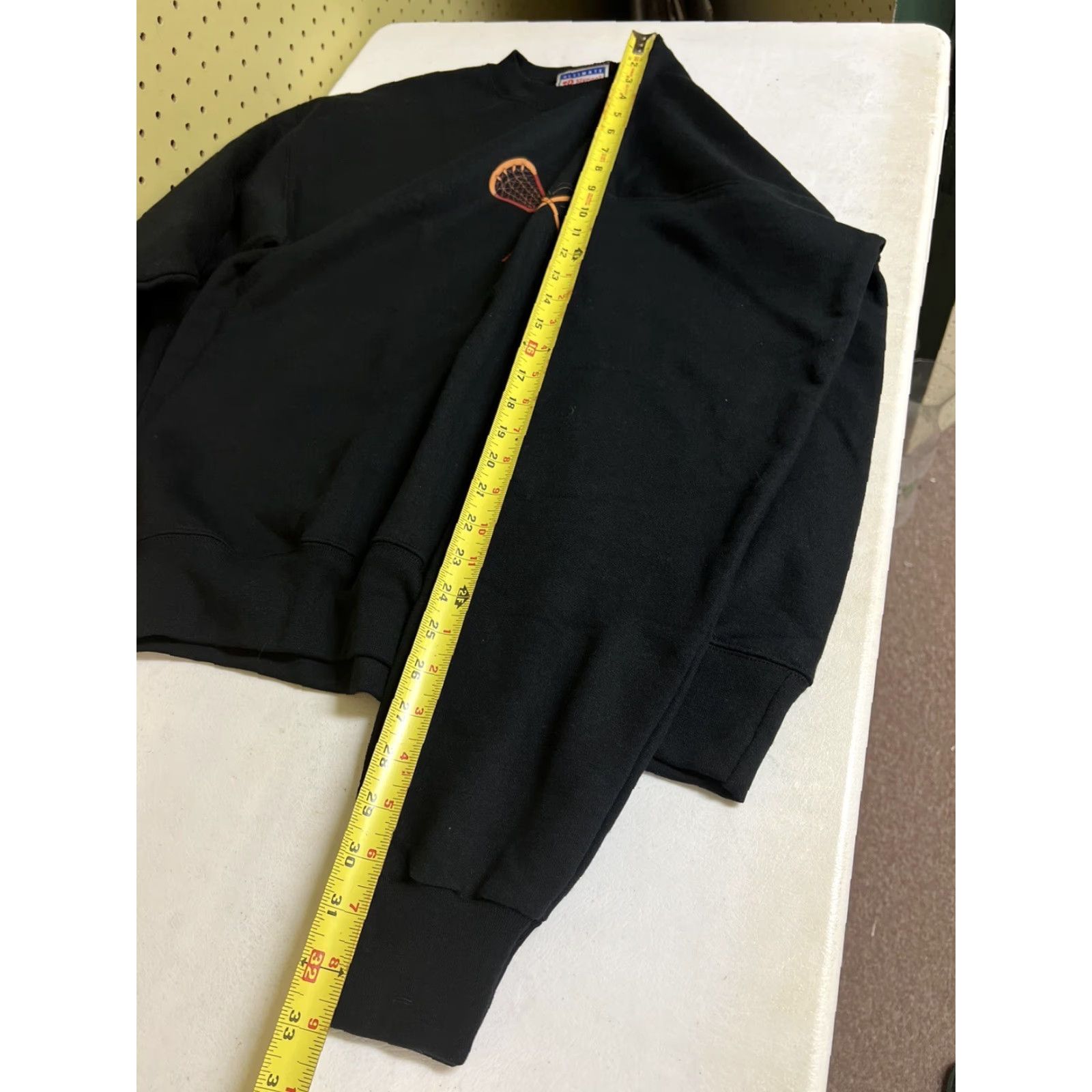 Hanes VINTAGE Hanes Sweatshirt Lacrosse Long Sleeve Pullover Black M Regular Men Cotton Blend NOS Pullover Sports 90s Size US M / EU 48-50 / 2 - 7 Thumbnail