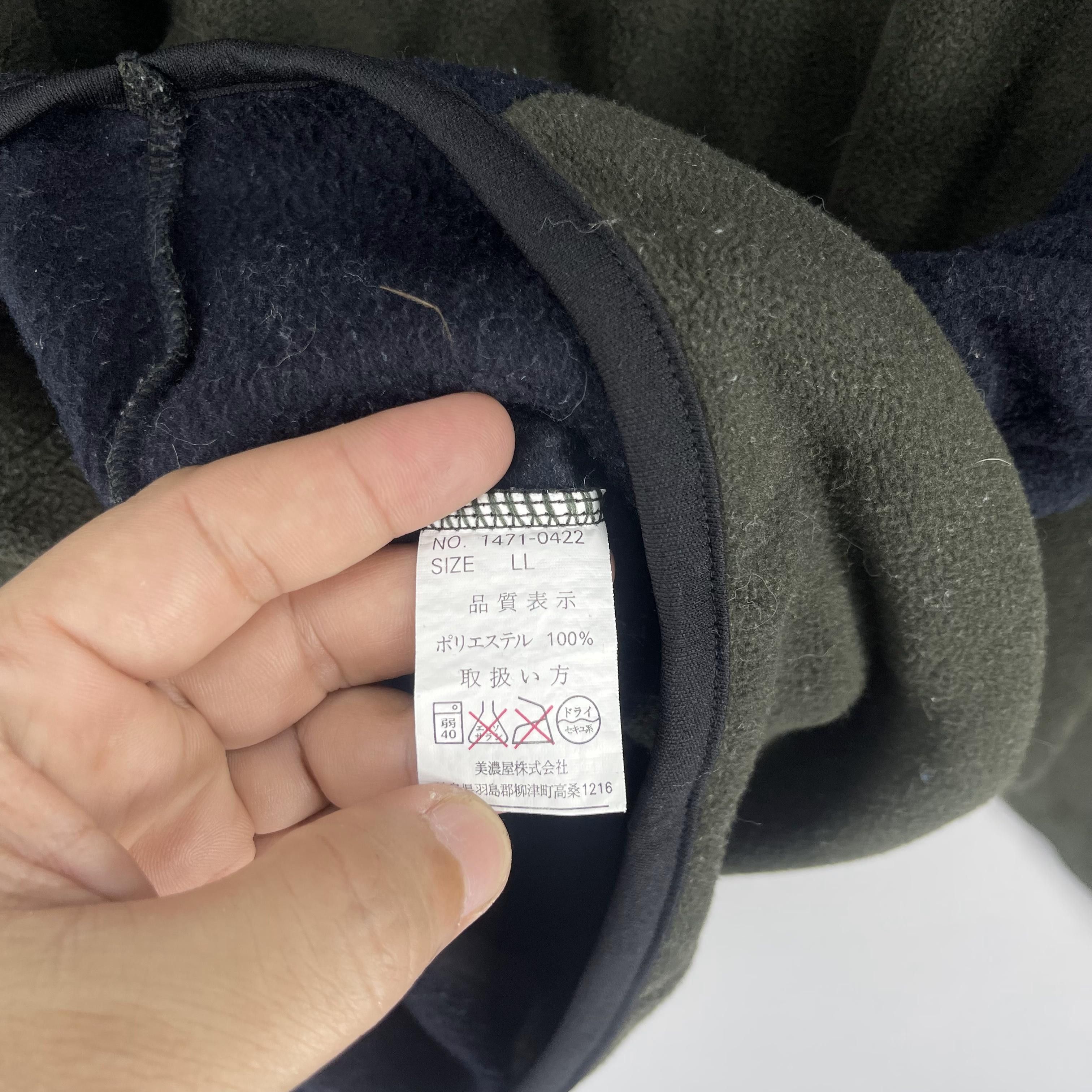 Benetton Vintage 90's BENETTON Formula 1 Half Zipper Fleece Jacket Size US L / EU 52-54 / 3 - 6 Thumbnail