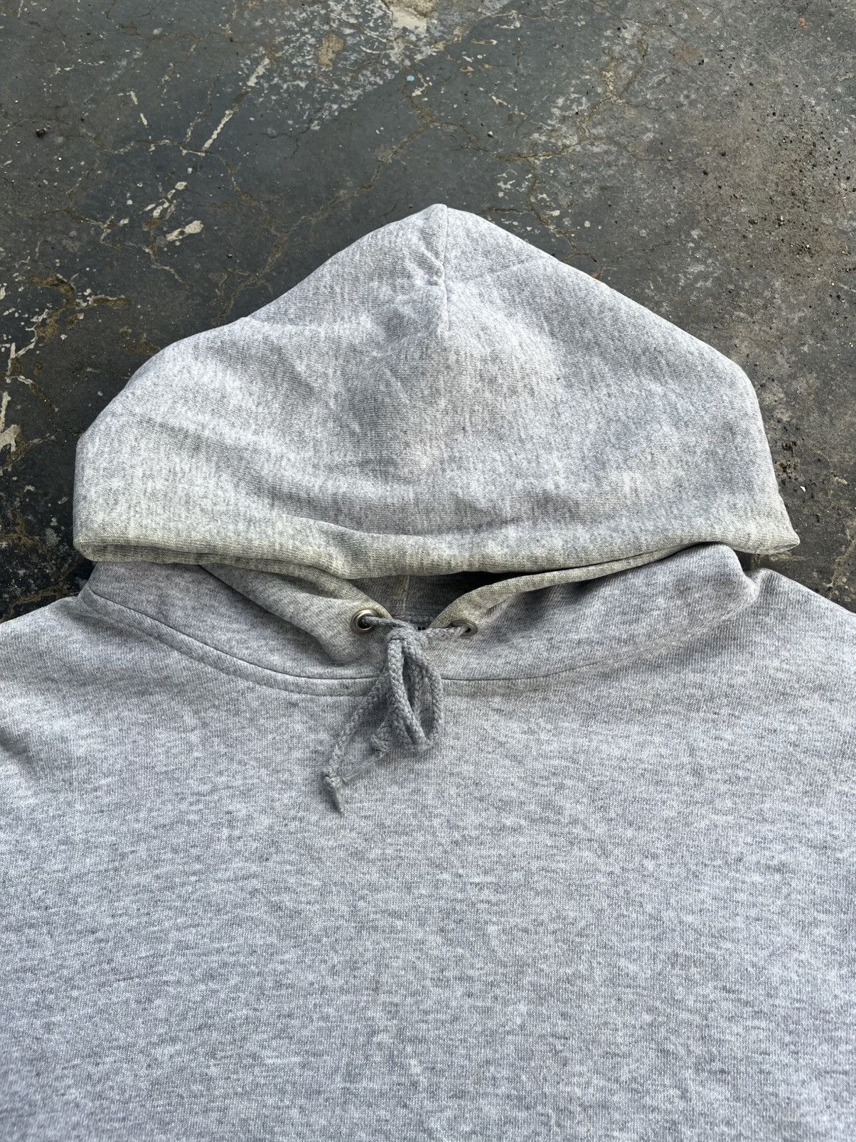 Vintage Vintage 00s Anvil Grey Blank Hoodie Size US L / EU 52-54 / 3 - 4 Thumbnail