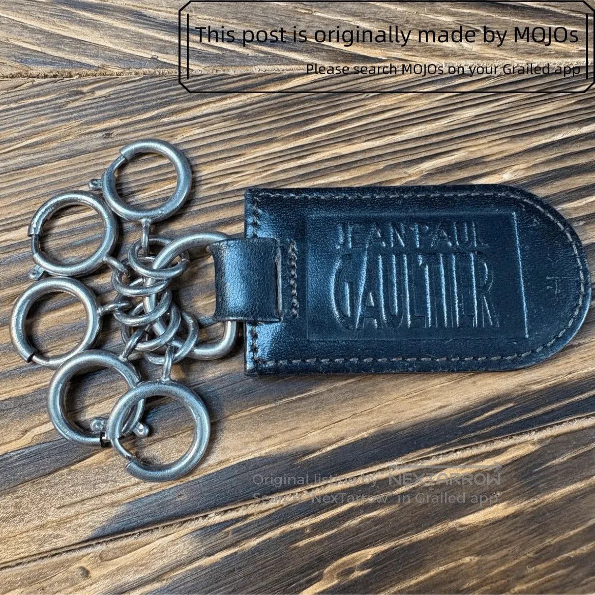 Jean Paul Gaultier Jean Paul Gualtier Leather Patch Key Chain. Size ONE SIZE - 1 Thumbnail