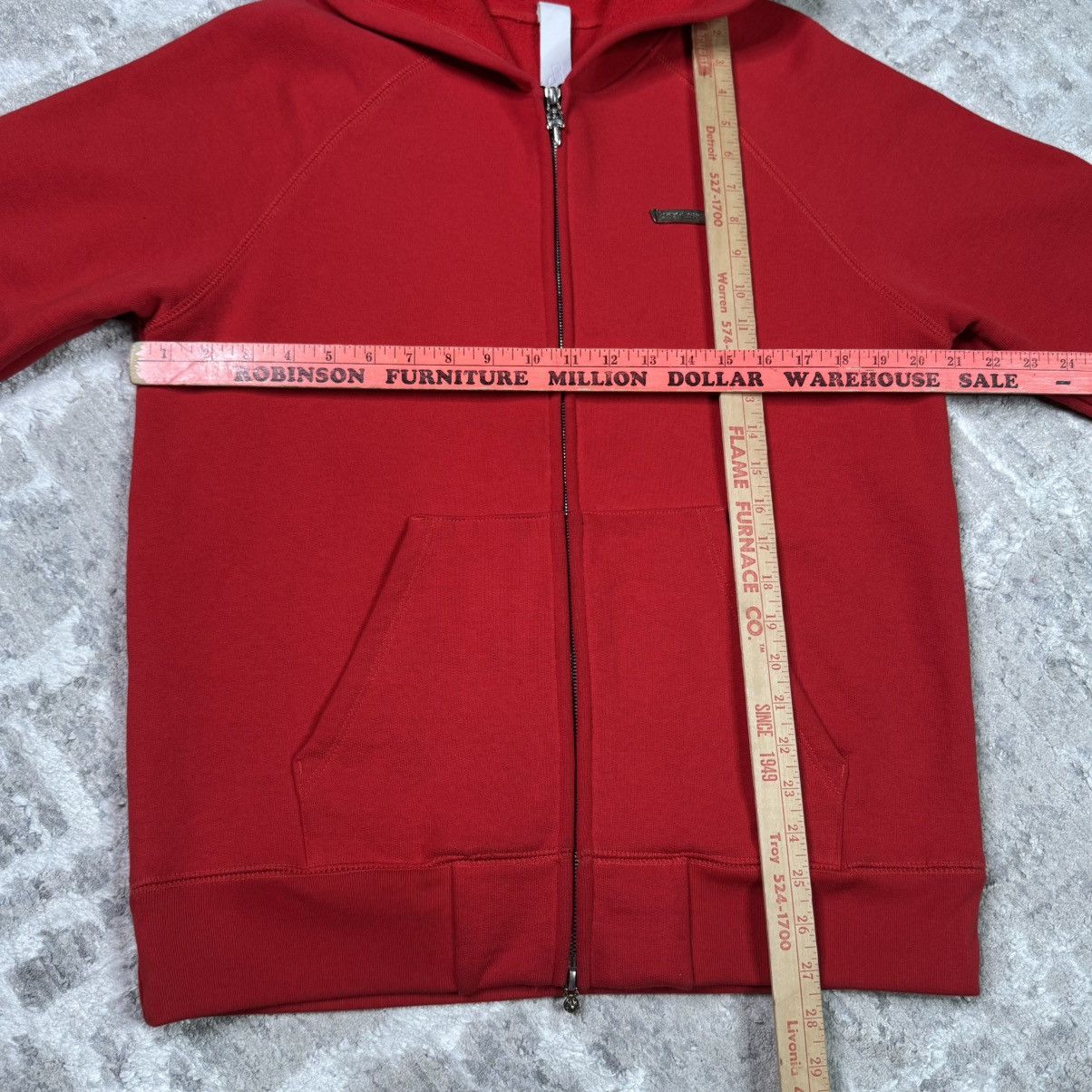 Chrome Hearts King taco triple cross embroidered zip up hoodie Size US M / EU 48-50 / 2 - 14 Thumbnail