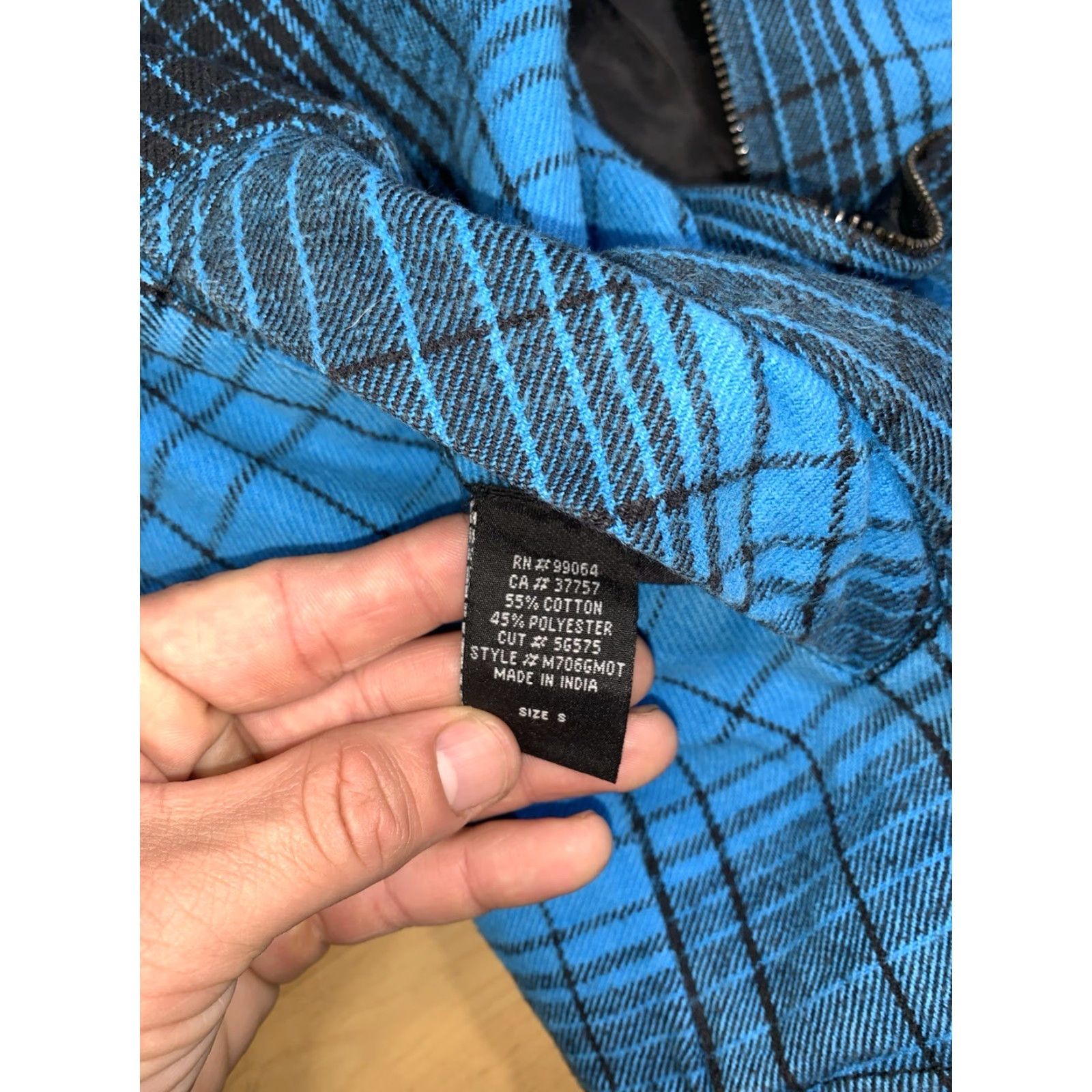 Billabong Billabong Jacket Mens S Plaid Reversible Hooded Full Zip Pockets Casual Blue Windbreaker Size US S / EU 44-46 / 1 - 2 Thumbnail