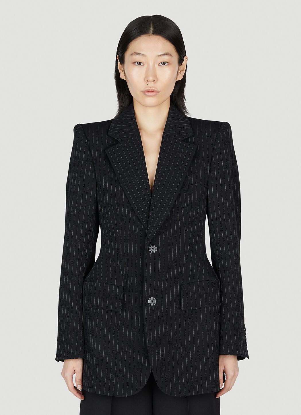 Balenciaga Hourglass Blazer Size XS / US 0-2 / IT 36-38 - 1 Thumbnail
