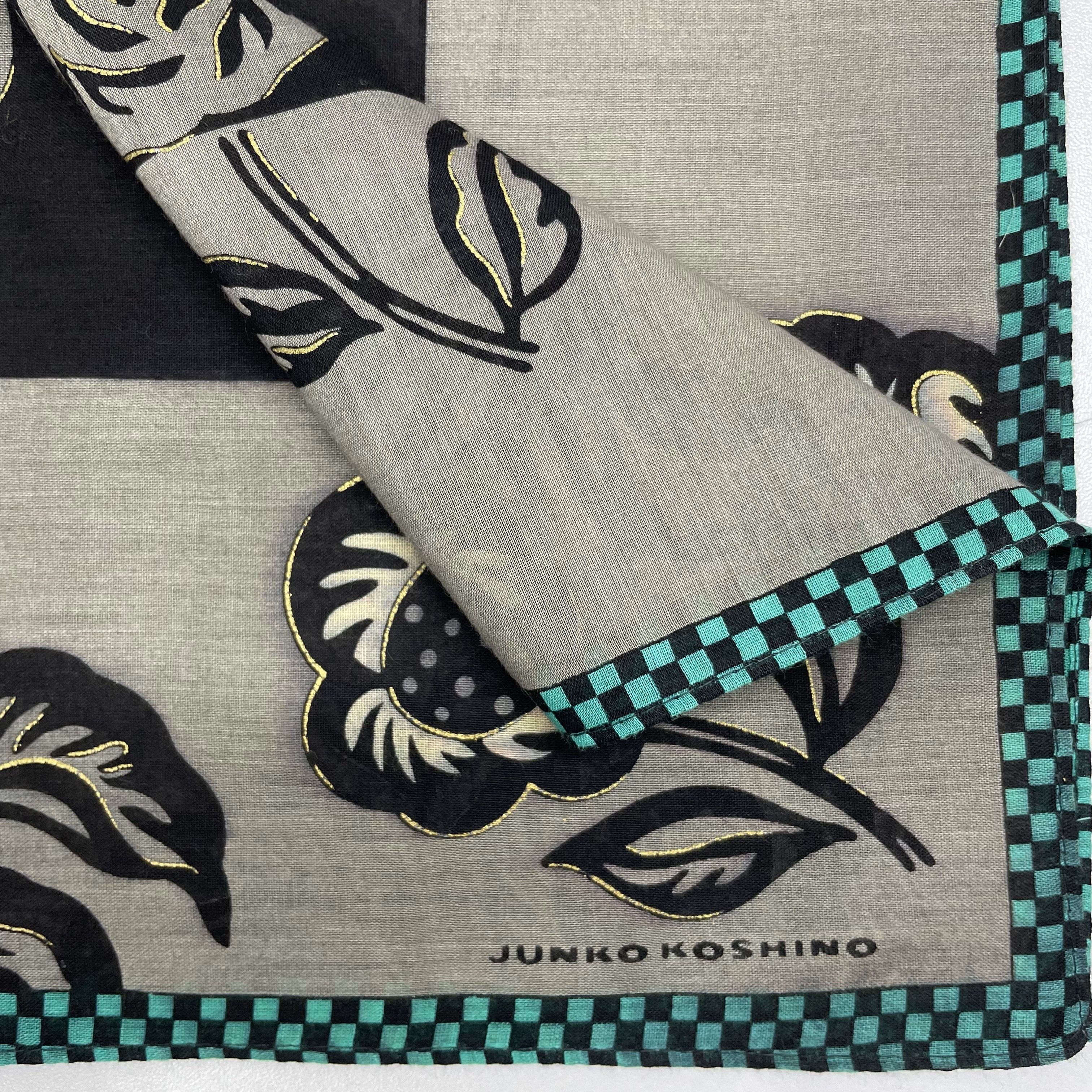 Japanese Brand × Vintage Junko Koshino Handkerchief / Neckerchief / Bandana - 4323 Size ONE SIZE - 9 Thumbnail
