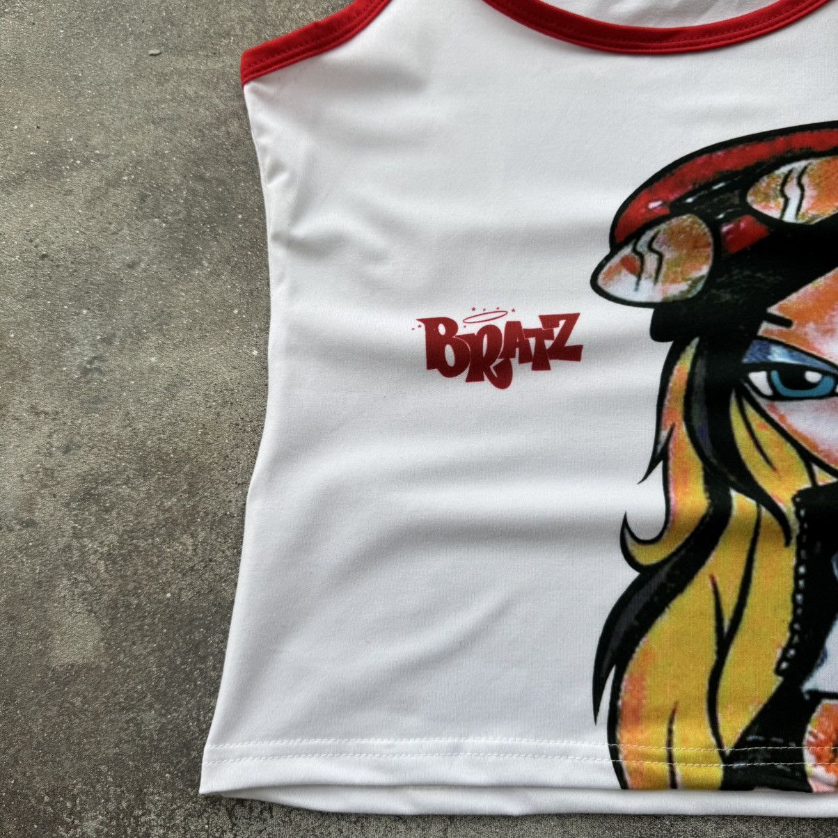 20471120 Bratz Y2K Vintage Super Sexy Glamour Tank Top Size S / US 4 / IT 40 - 6 Thumbnail