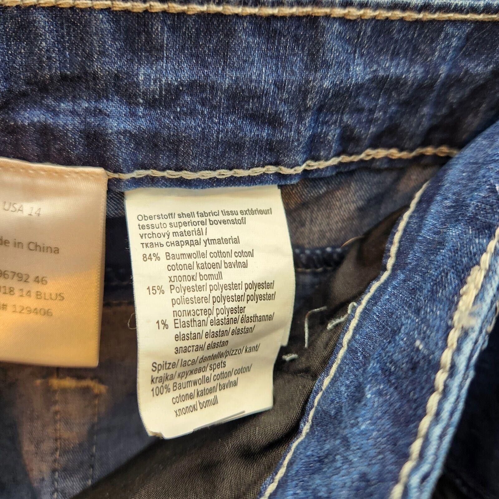Designer Aproductz Gmbh Capri Jeans Lace Bottom Size 14 New Size 36" / US 14 / IT 50 - 7 Thumbnail