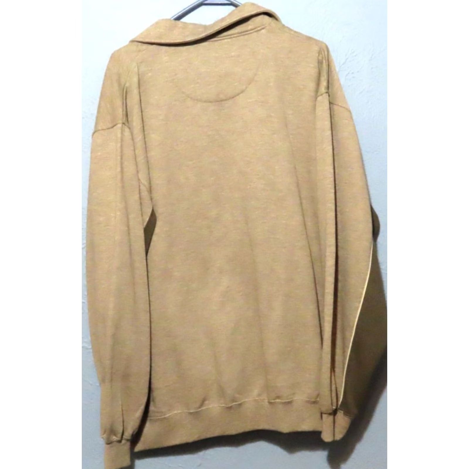 Vintage AZ Sport Men's XL Full Zip Jacket Collared Khaki Heather Zip Sweatshirt NWT Windbreaker Casual Size US XL / EU 56 / 4 - 7 Thumbnail
