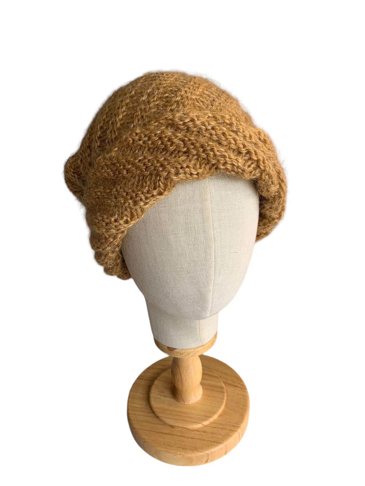 Japanese Brand × Kapital × Vintage Hippies Style Slouchy Fur Knitted Long Beanie Hats Size ONE SIZE - 4 Thumbnail