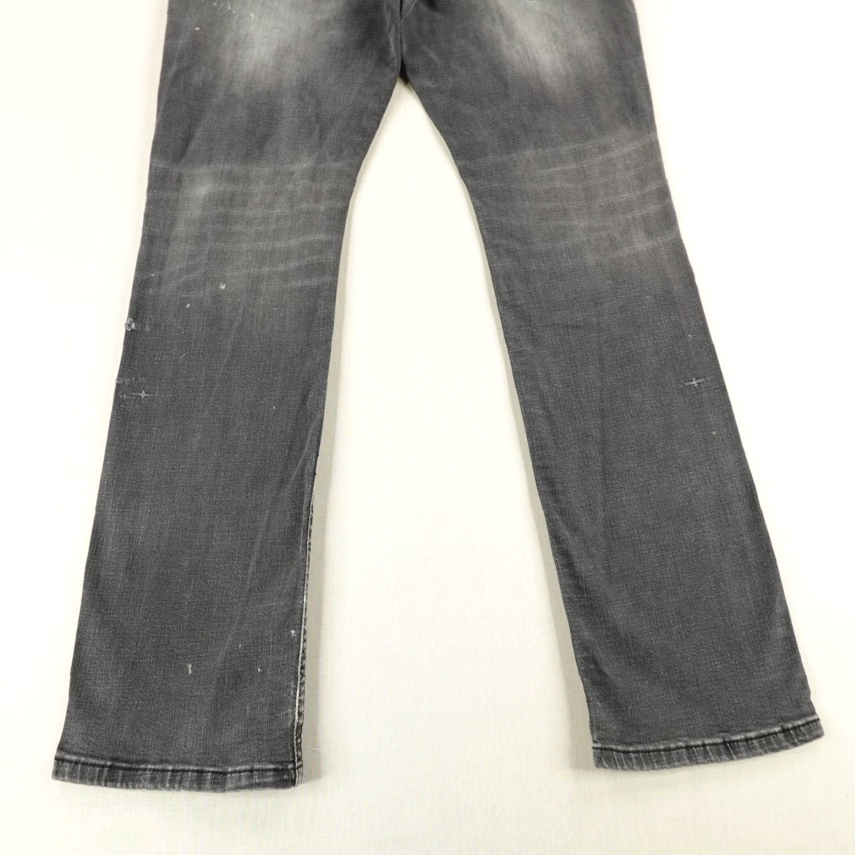 Vintage VINTAGE American Fighter Jeans Mens 36 Straight Denim Distressed Casual Slim Gray Size US 35 - 7 Thumbnail