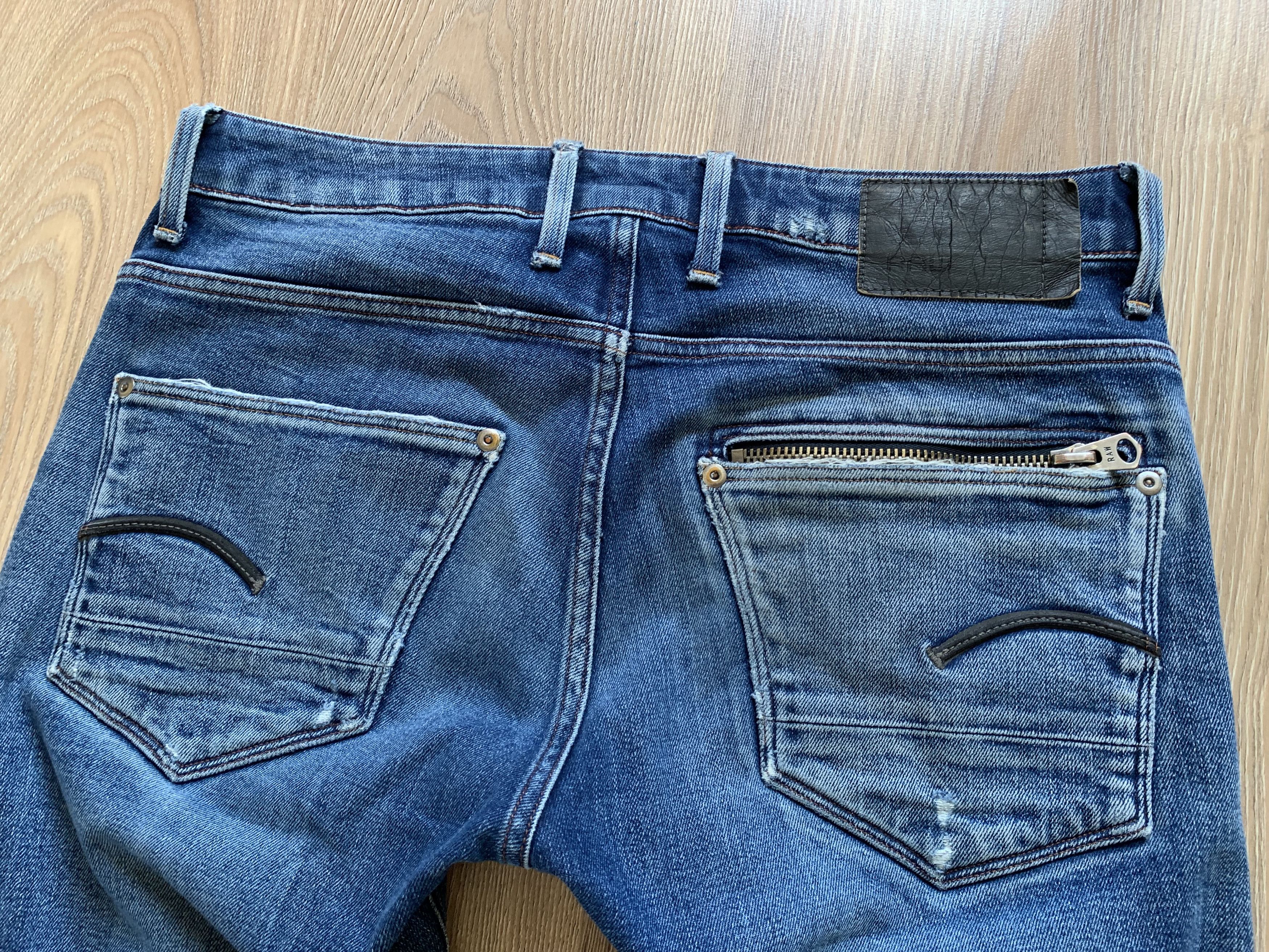 G-Star G Star Raw Attacc Straight Denim Jeans Size US 33 - 6 Thumbnail