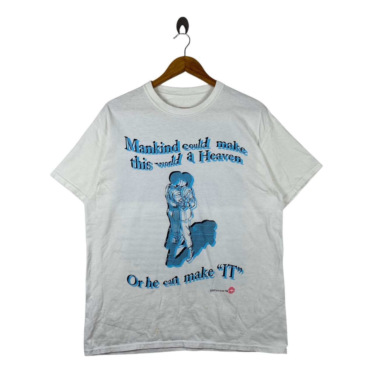 CYBER PUNK ANIME Mankind Heaven Kiss Manga Tee Shirt Top