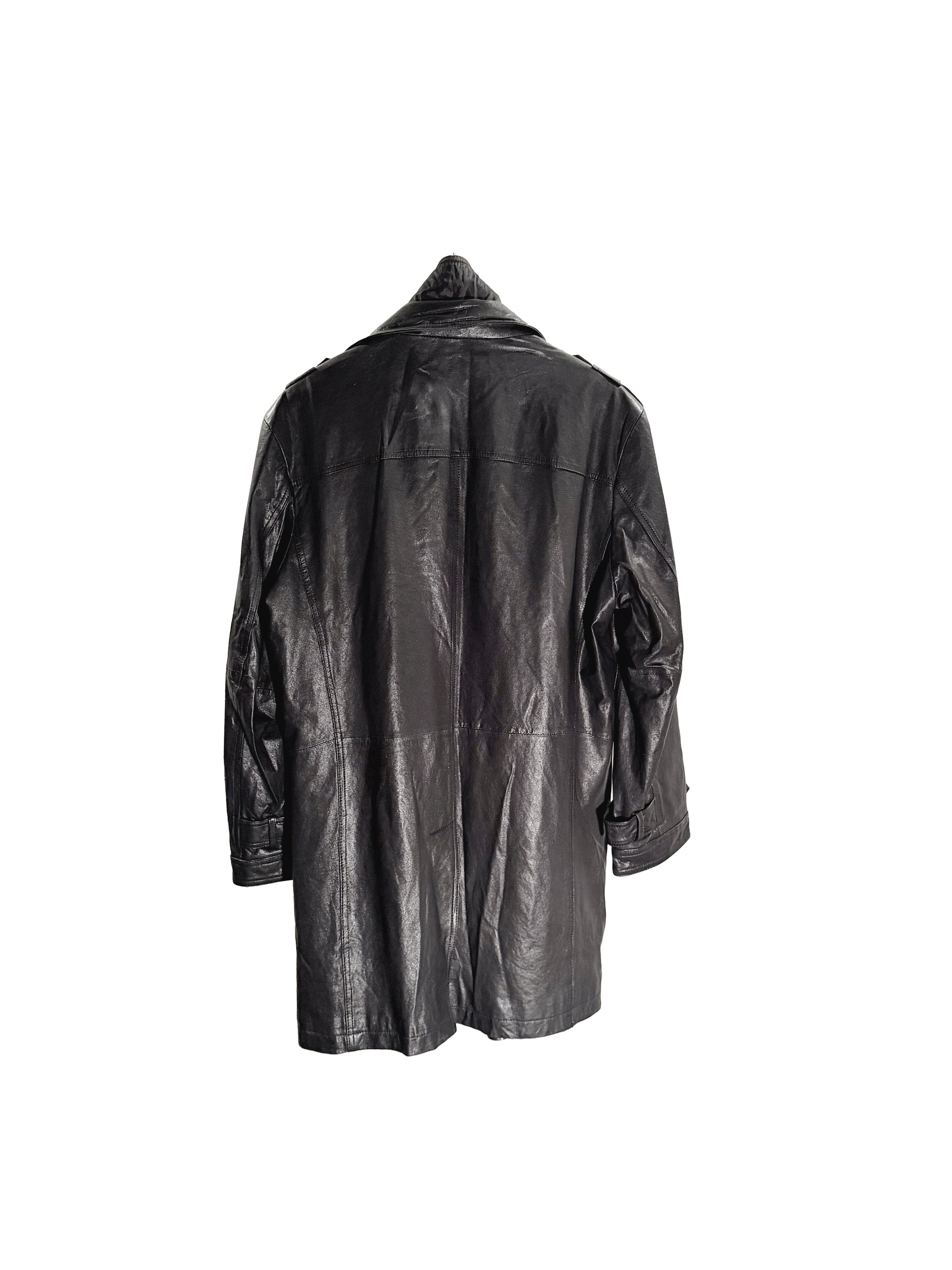 Dolce & Gabbana Dolce & Gabbana Military Leather Carcoat Size US S / EU 44-46 / 1 - 3 Thumbnail