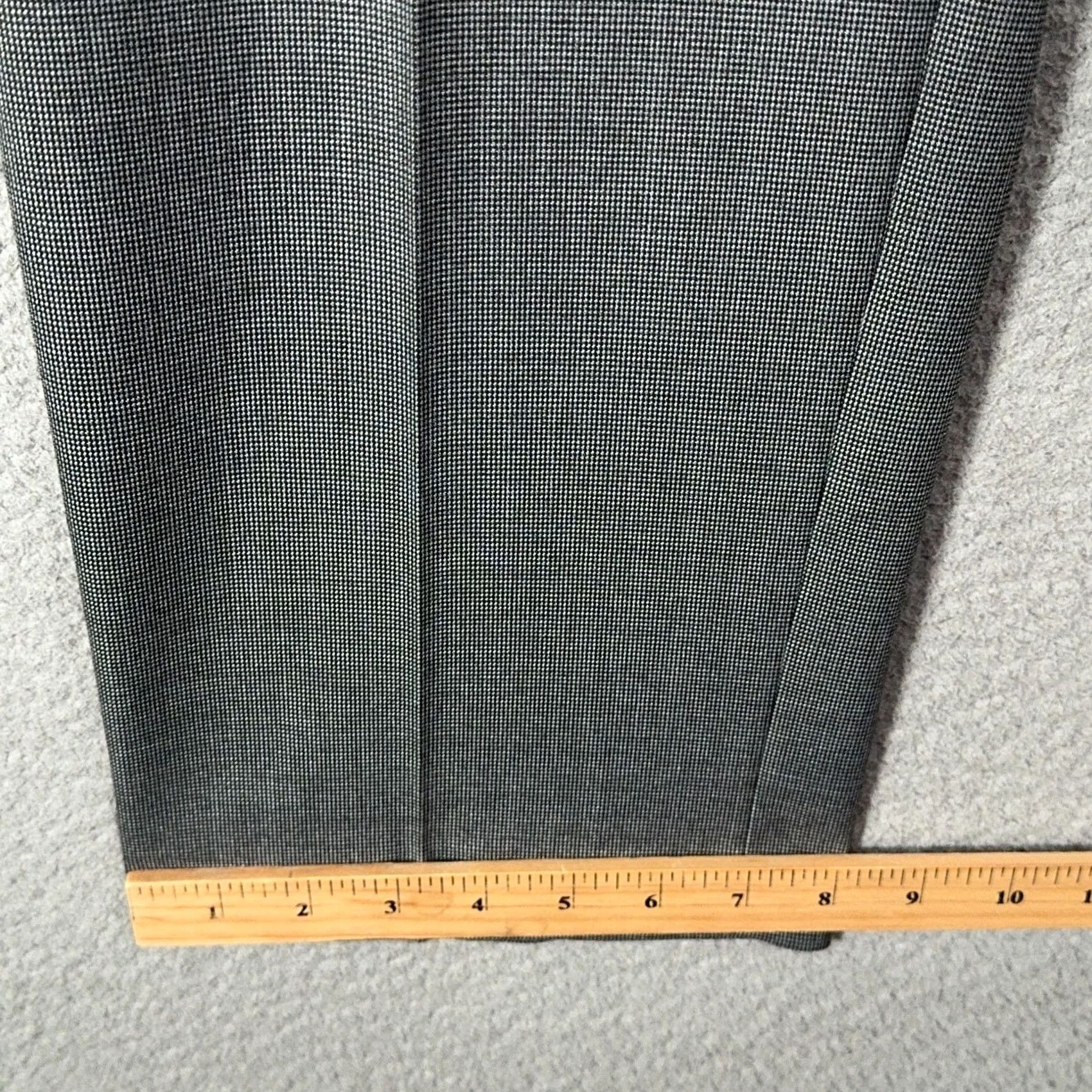 Ralph Lauren Lauren Ralph Lauren Pants Mens 34x34 Gray Micro Houndstooth Trousers Dress Pants Classic Fit Everyday Wear Mens Size US 34 / EU 50 - 6 Thumbnail