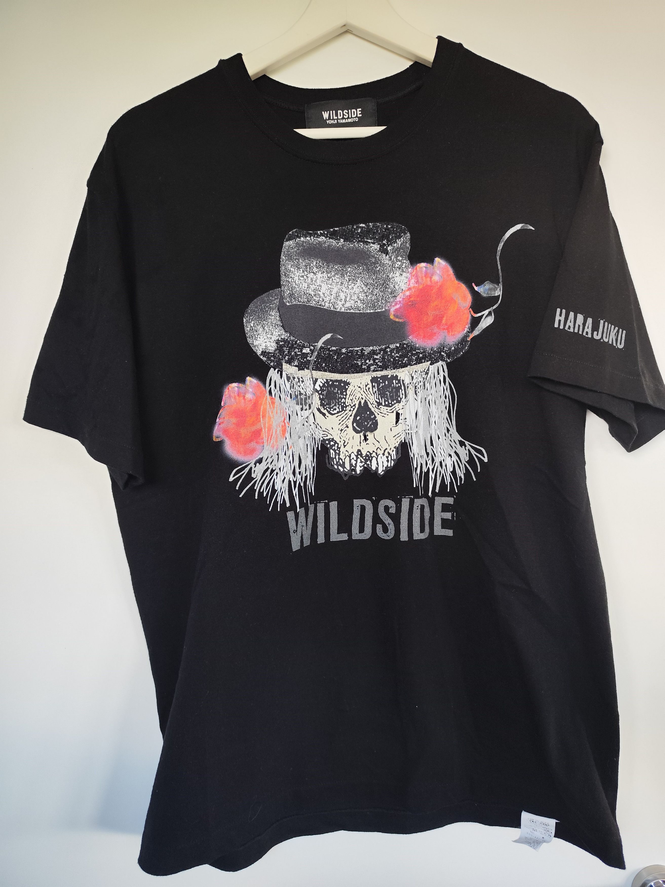Yohji Yamamoto WILDSIDE YOHJI YAMAMOTO HARAJUKU Skull and Rose SS T-shirt Size US L / EU 52-54 / 3 - 1 Thumbnail