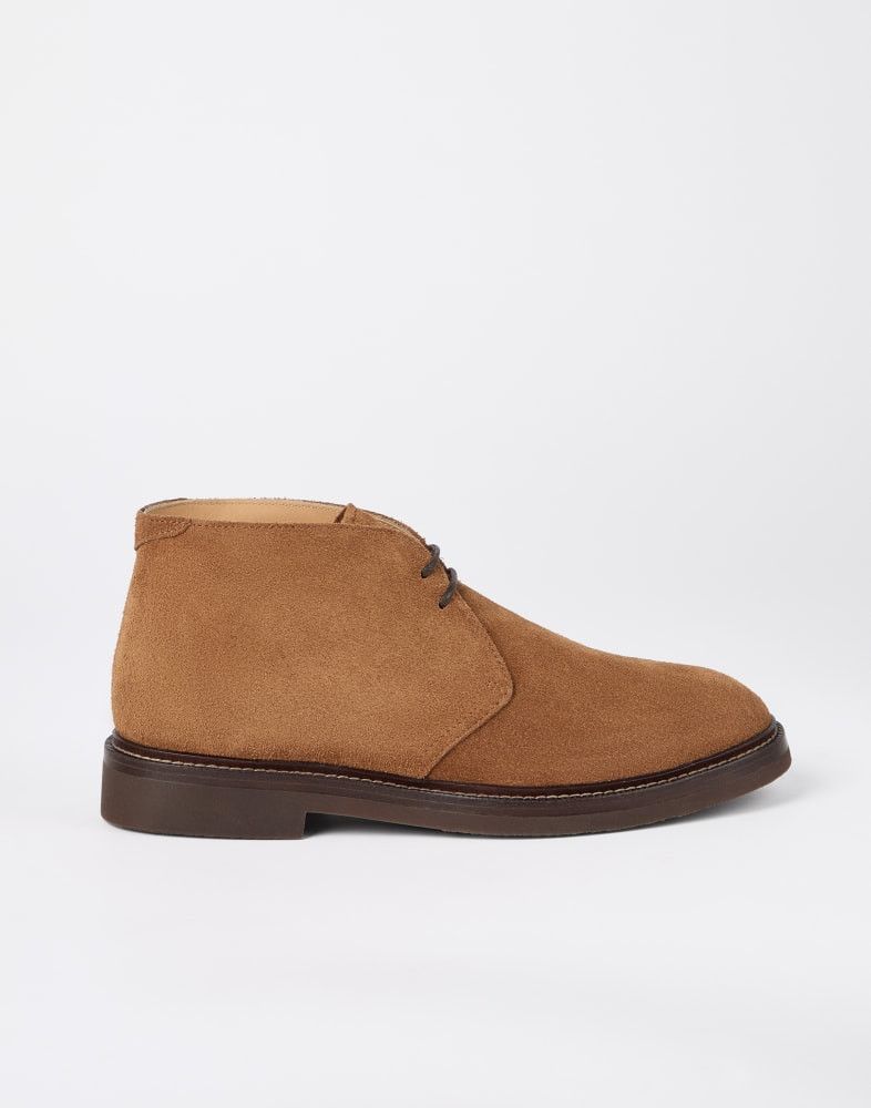 Brunello Cucinelli o1w1db10825 Pair Of Laced Shoes in Brown Size US 7 / EU 40 - 1 Thumbnail