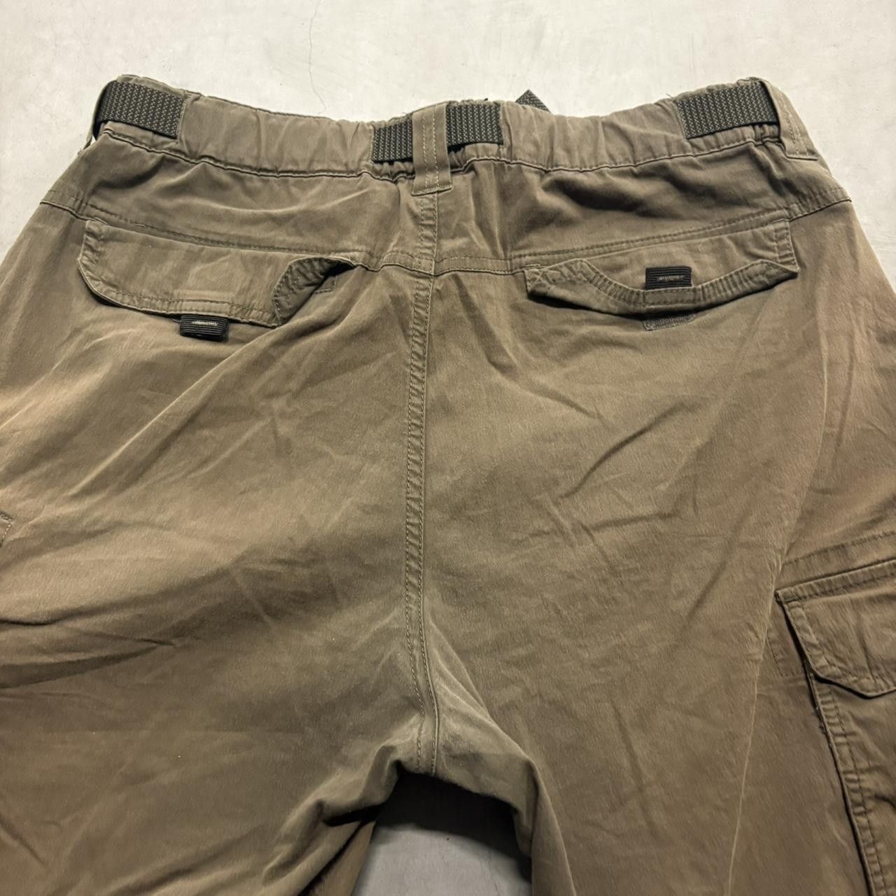 Vintage Crazy Vintage Y2K/2000s Baggy Brown Sunfaded Cargo Pants That Can Unzip Into Cargo Shorts with Built in Belt! Size US 34 / EU 50 - 5 Thumbnail