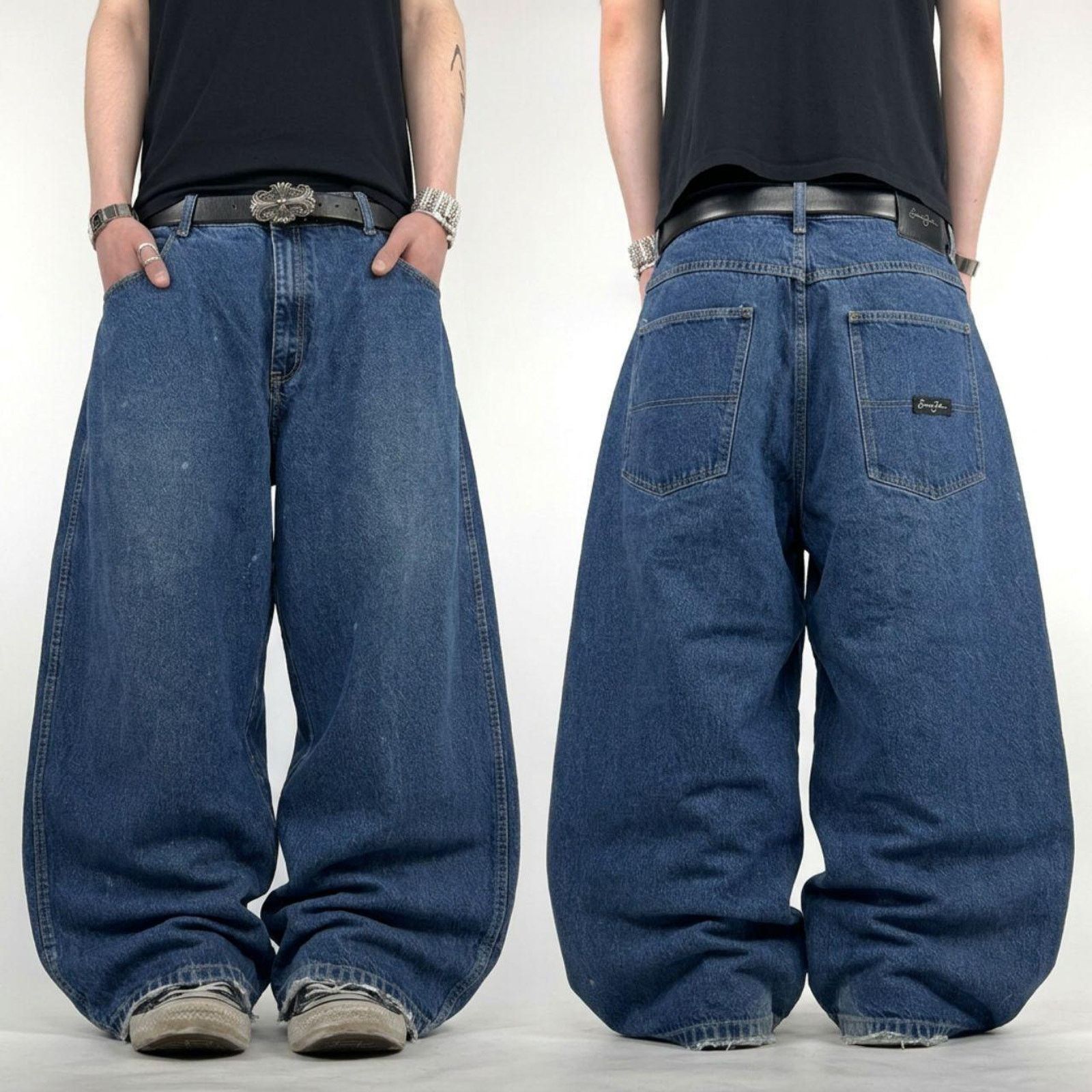 JNCO × Sean John × Vintage SEAN JOHN Y2K CRAZY BAGGY PATCHWORK