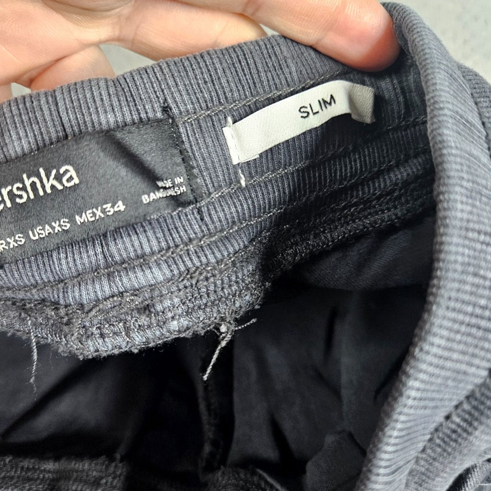 Bershka Bershka Slim Dark Gray Pull-on Skinny Jogger Women’s XS NEW Size 26" / US 2 / IT 38 - 7 Thumbnail