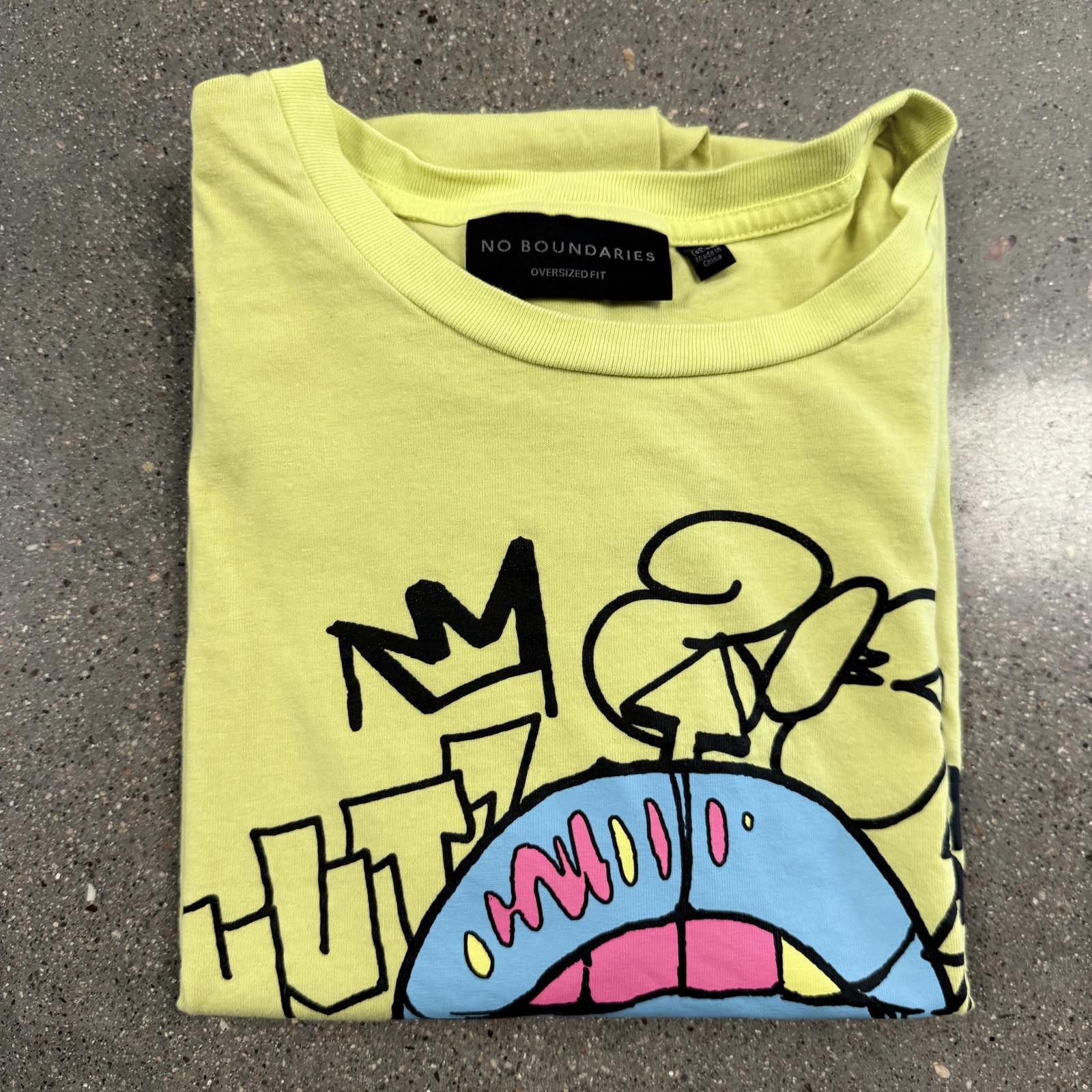 Designer No Boundaries Single Stitch Street Art Shirt - L Oversized Size US L / EU 52-54 / 3 - 11 Thumbnail