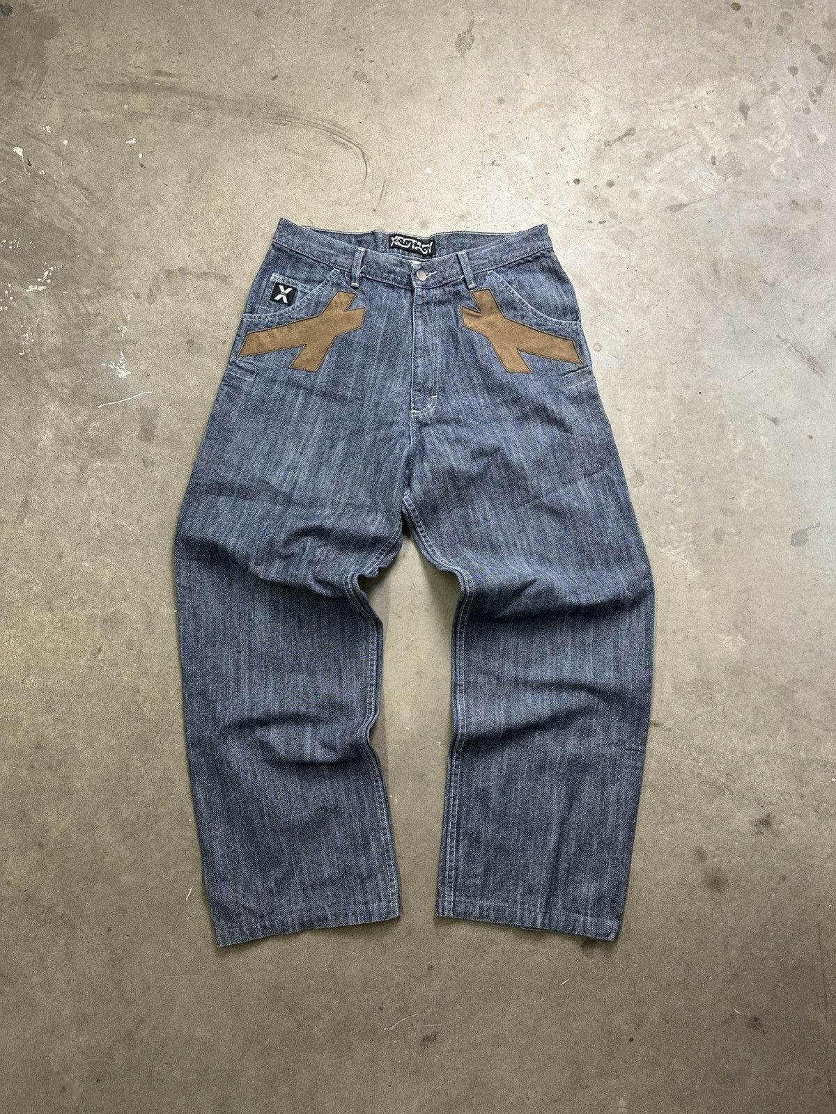 Other Patrick Clark Y2K SAMPLE Baggy Denim 36" Size US 36 / EU 52 - 1 Thumbnail