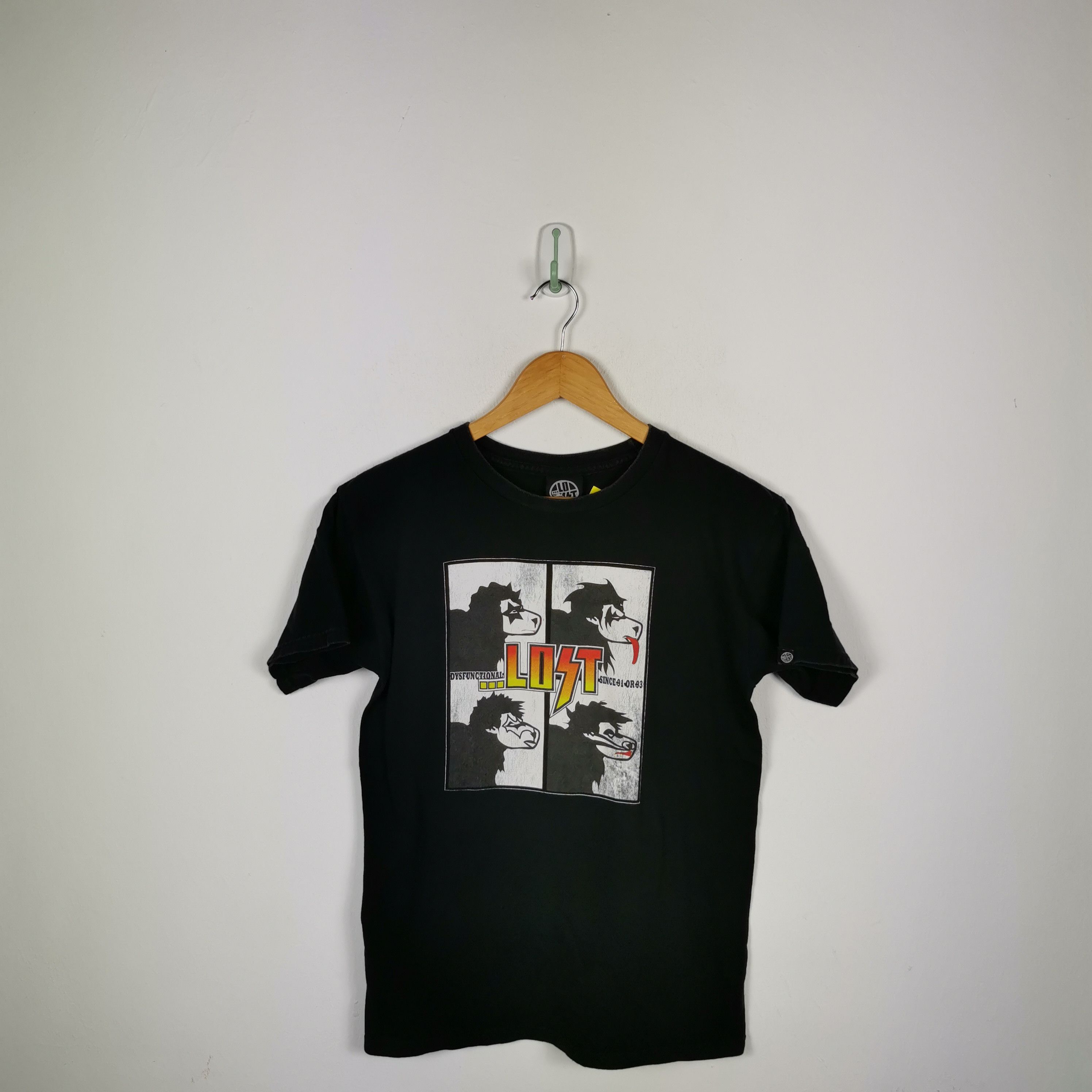Japanese Brand Y2K Dyfunctional LOST alike Gorilaz X Kiss Band T-Shirt Size US XS / EU 42 / 0 - 2 Thumbnail