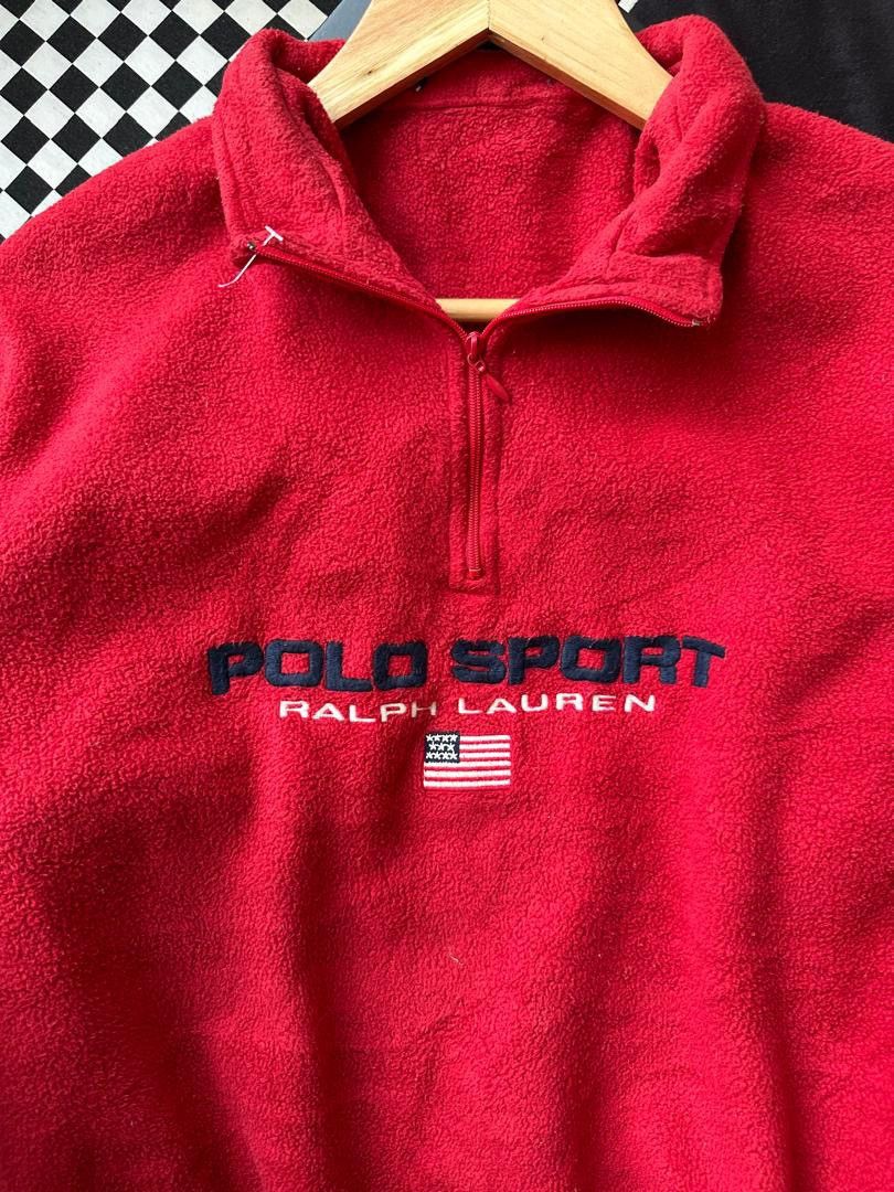 Polo Ralph Lauren × Ralph Lauren × Vintage POLO SPORT RALPH LAUREN HALF ZIPPER Size US M / EU 48-50 / 2 - 2 Thumbnail