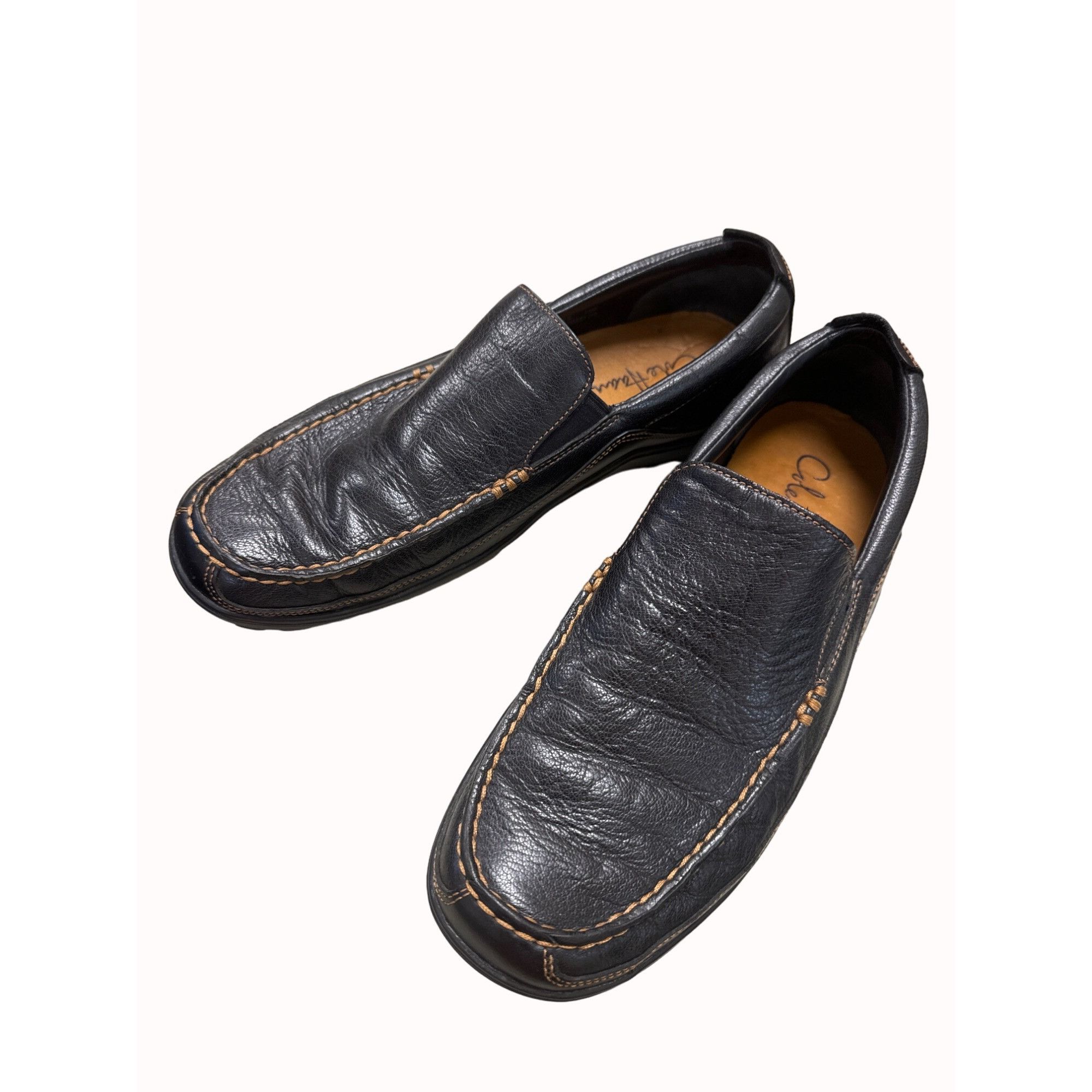 Cole Haan Cole Haan men’s dark brown leather slip on loafer shoes size Size US 10 / EU 43 - 11 Thumbnail