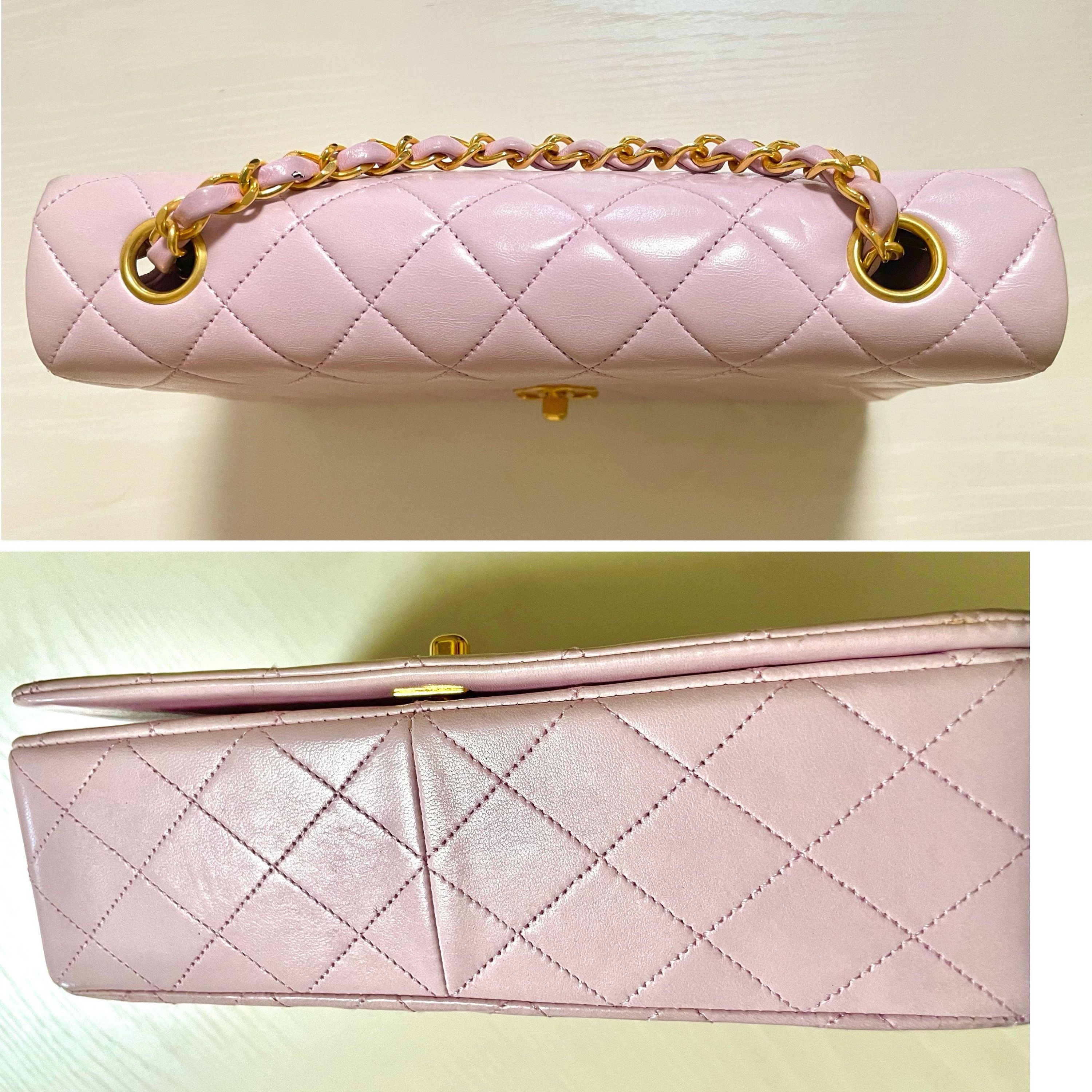 Chanel Vintage CHANEL milky pink 2.55 shoulder bag with golden CC Size ONE SIZE - 6 Thumbnail