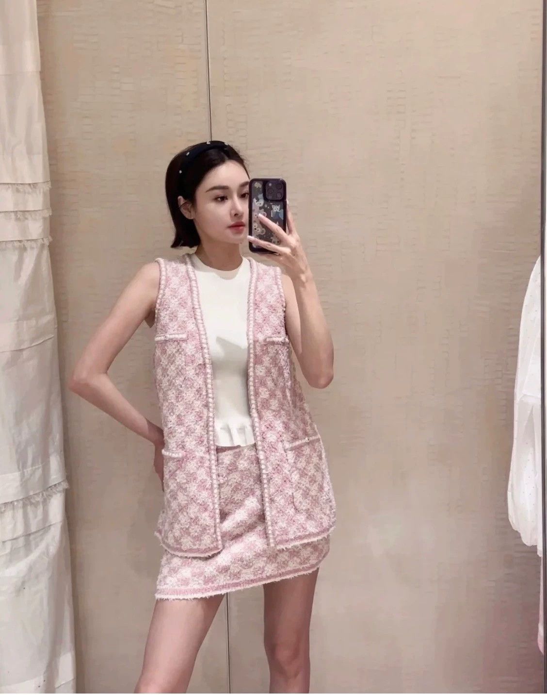 Chanel CHANEL 23ss pink pearl vest 34 Size XS / US 0-2 / IT 36-38 - 8 Thumbnail