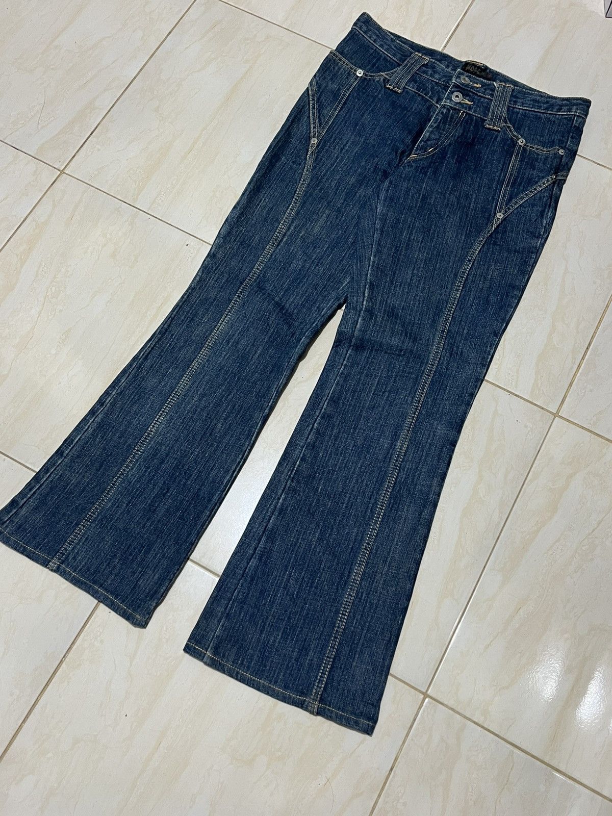 Japanese Brand Flare Jeans Morgan Homme De toi Size US 30 / EU 46 - 3 Thumbnail