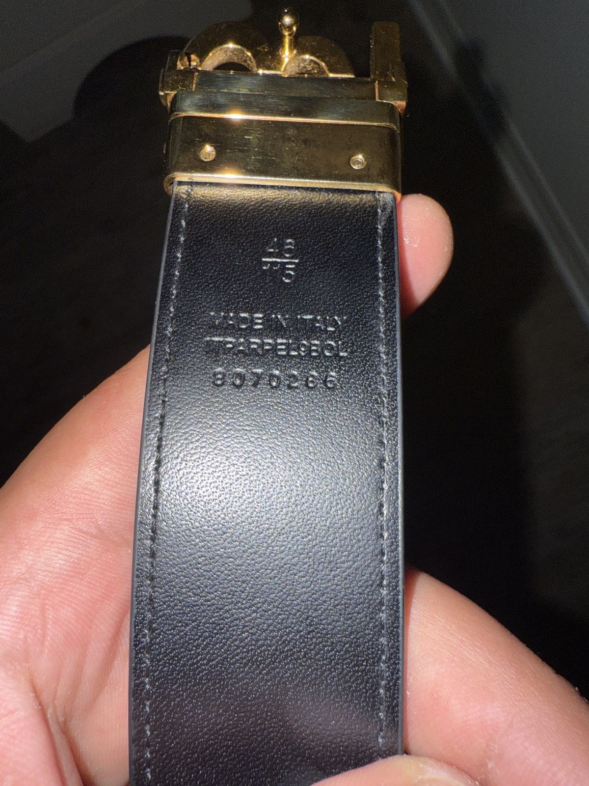 Burberry Burberry Check Reversible TB Belt Size 46 - 4 Thumbnail